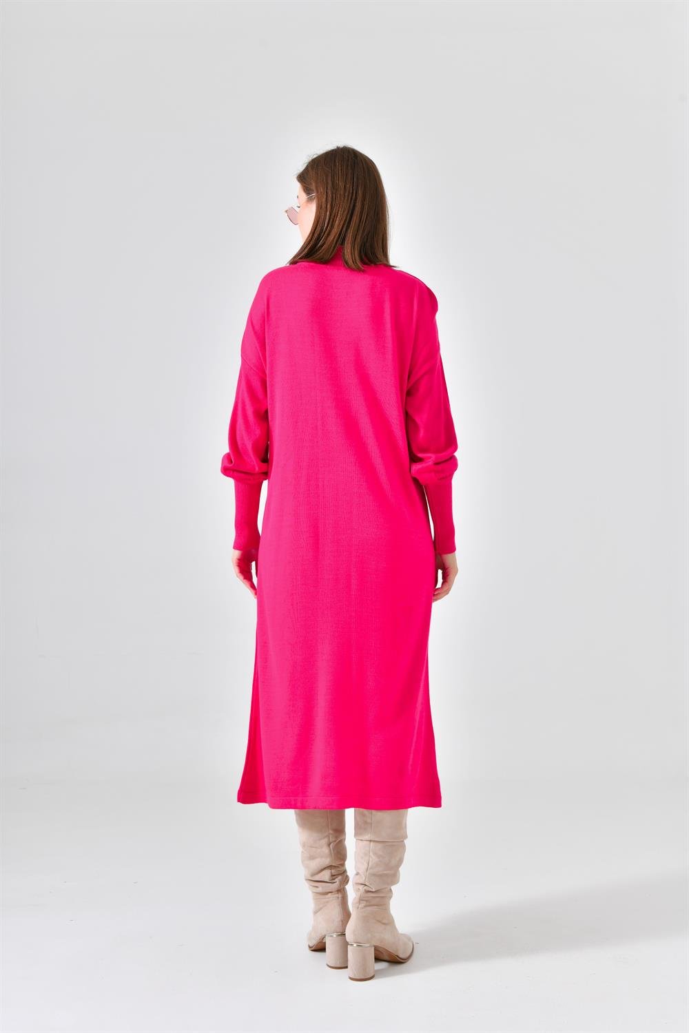 Ftz Women Kadın DÜz Basic Tunik Fuşya 20678