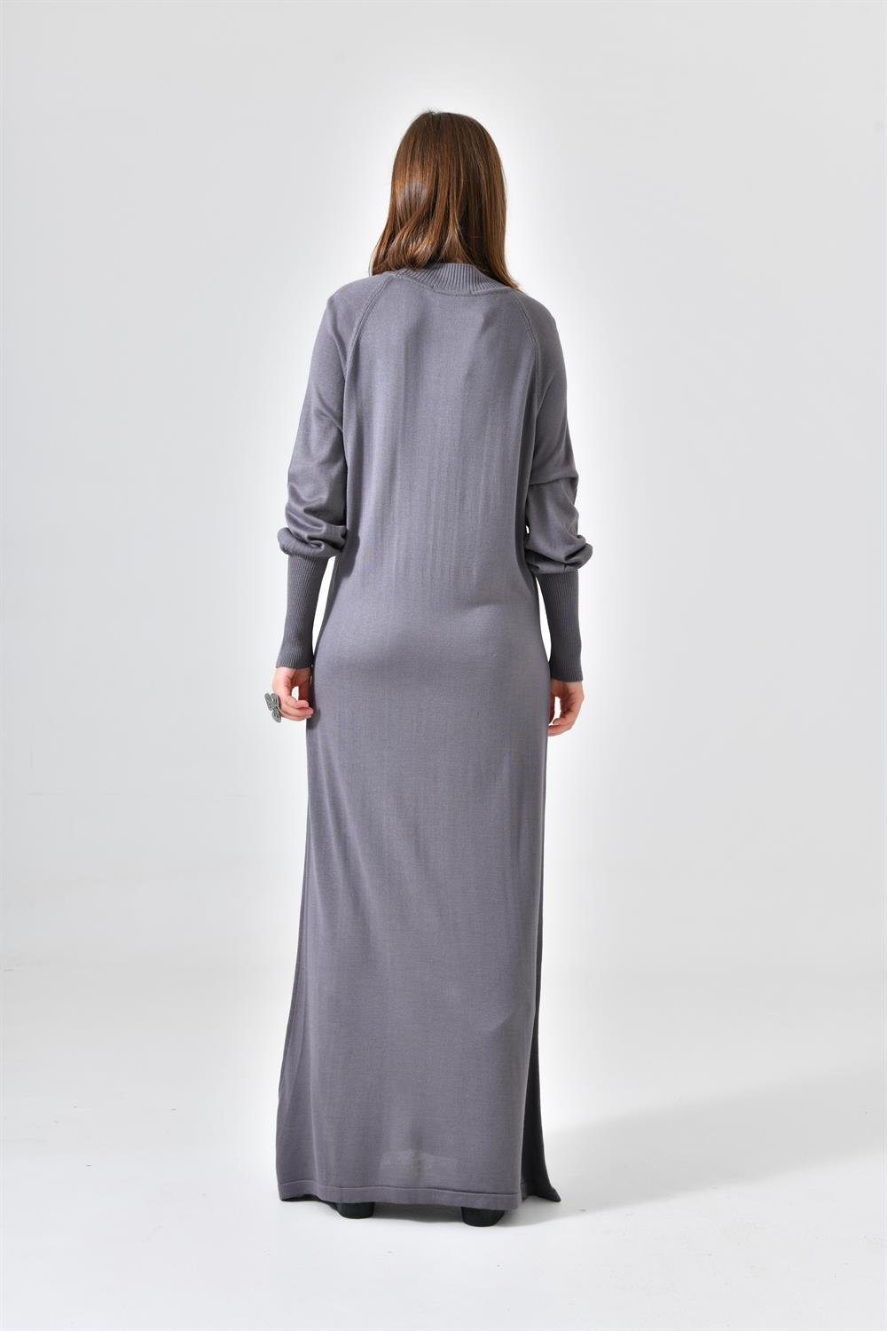 Ftz Women Kadın Düz Basic Tunik Gri 20677