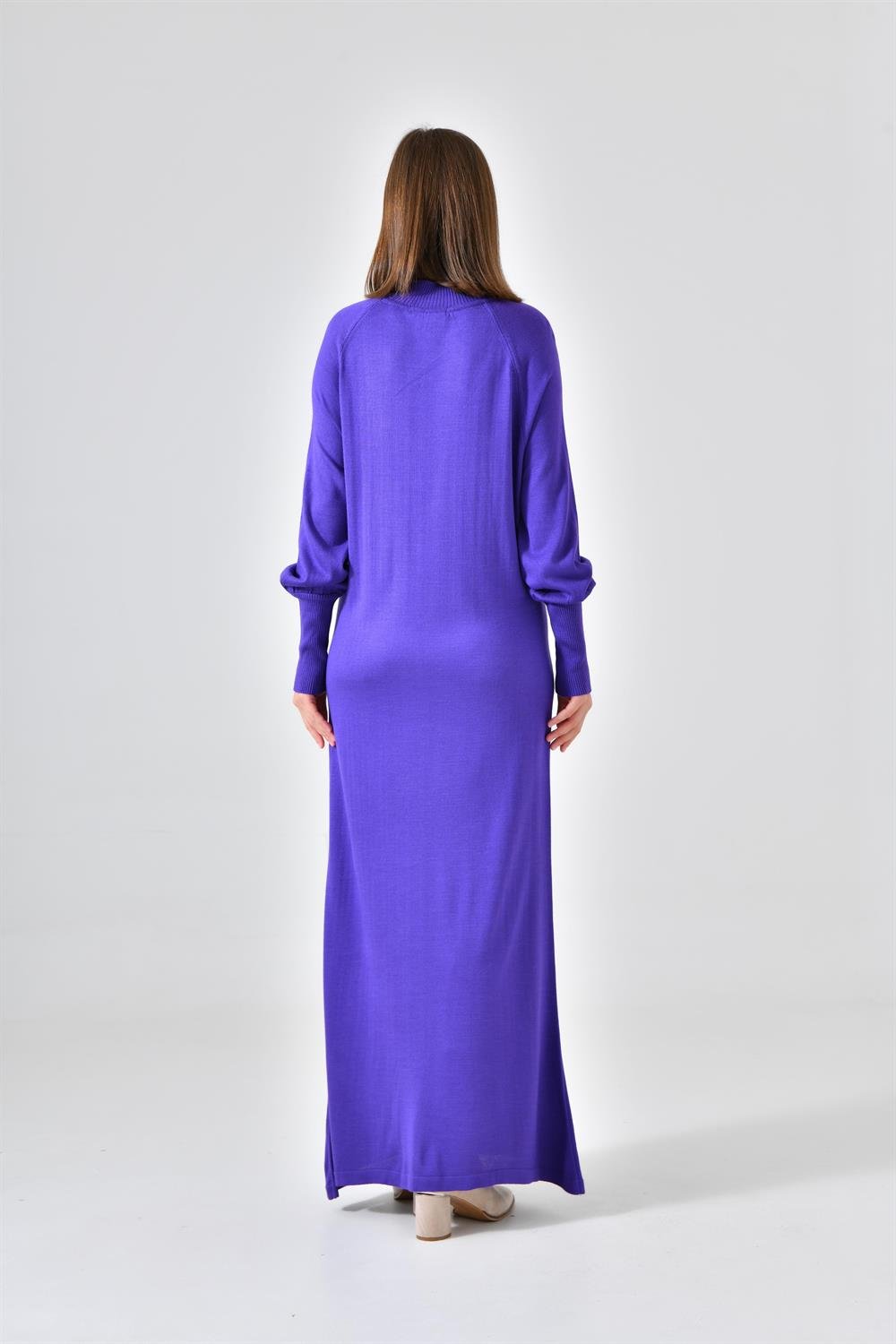 Ftz Women Kadın Düz Basic Tunik Mor 20677