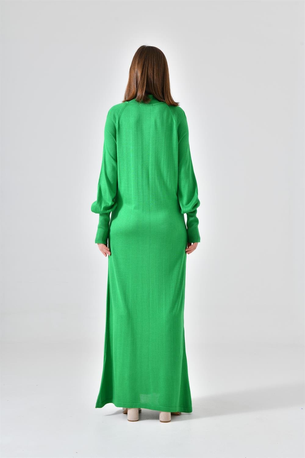 Ftz Women Kadın Düz Basic Tunik Yeşil 20677