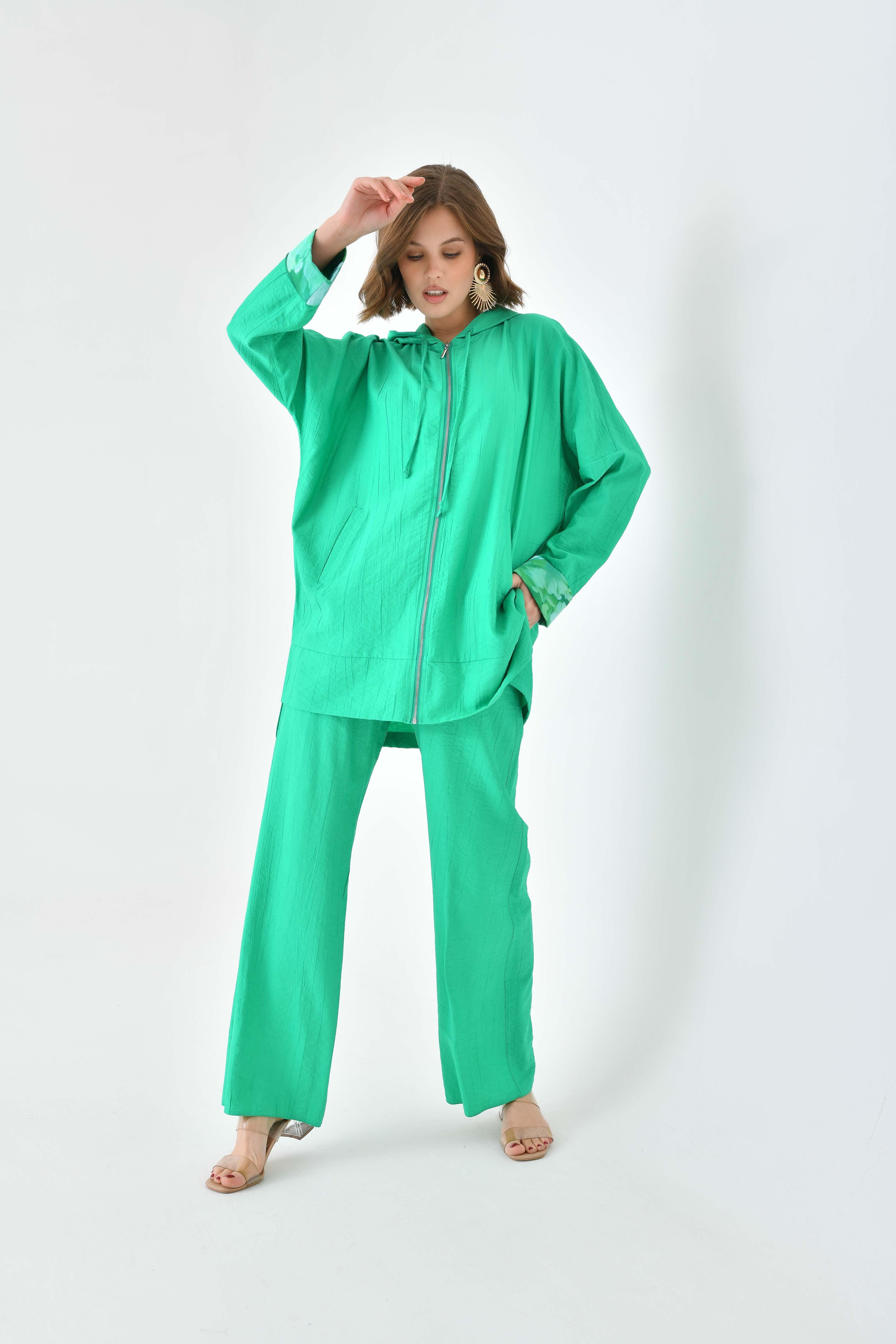 Ftz Women Kadın Fermuarlı Takım Benetton 30704