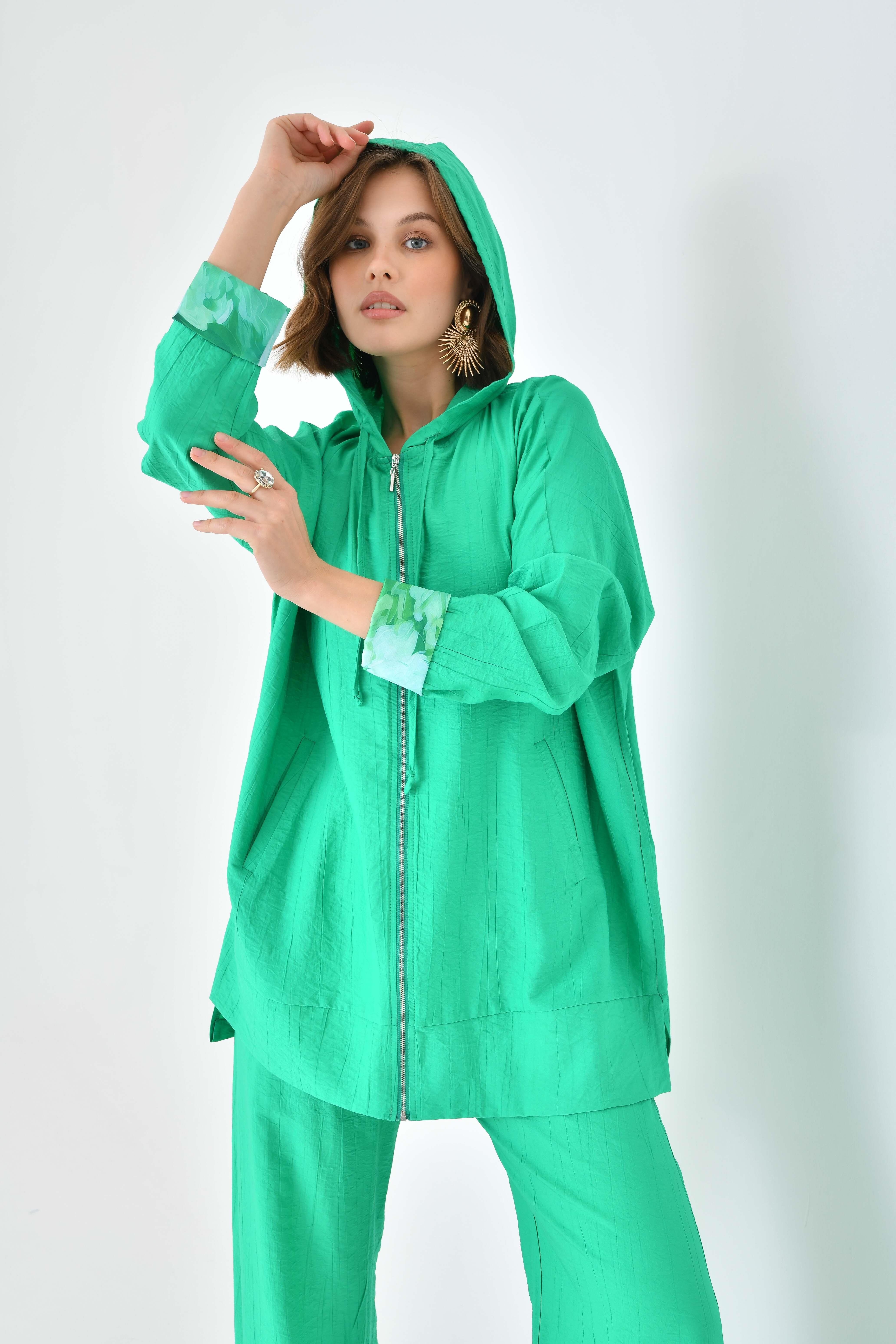 Ftz Women Kadın Fermuarlı Takım Benetton 30704