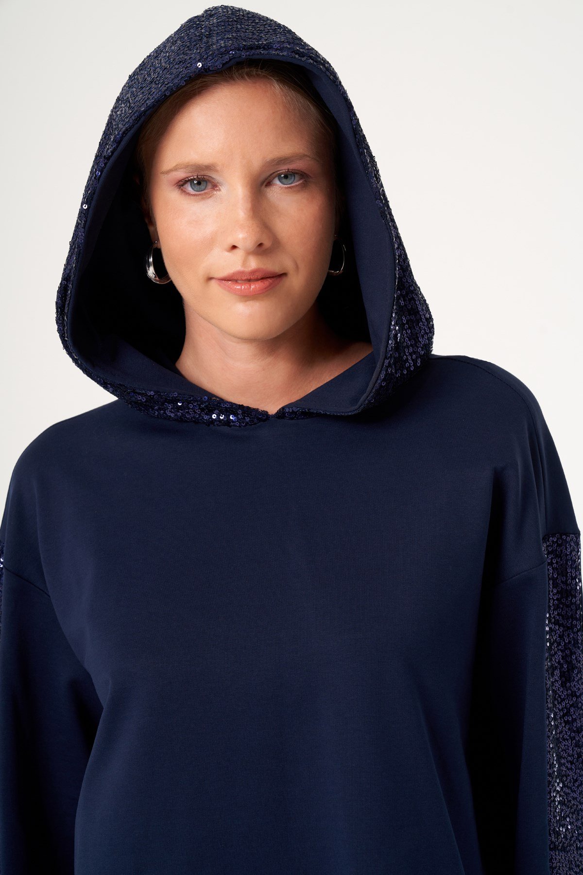 FTZ Women Kadın İki İp Payet Detay Takım  Lacivert 31500