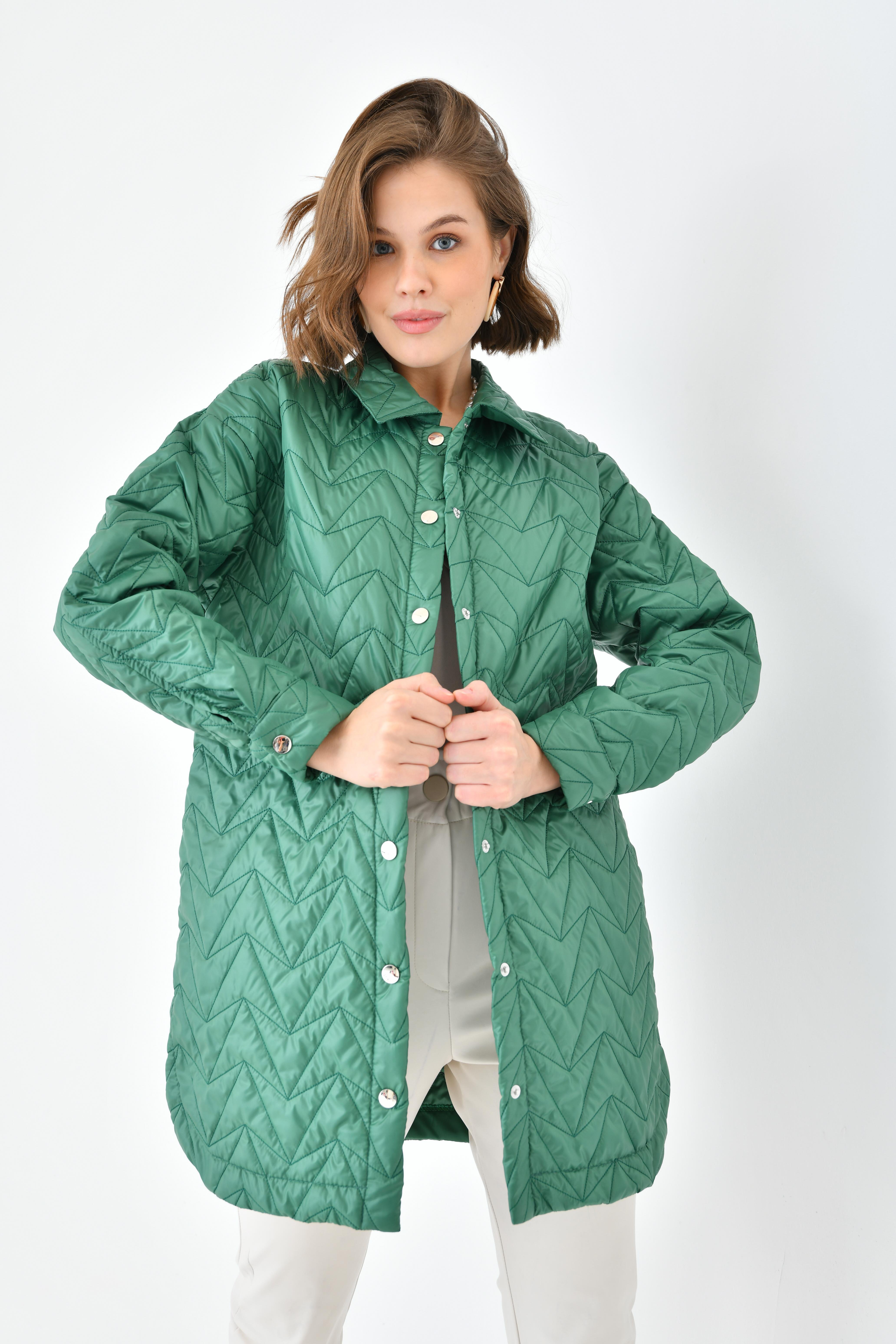 Ftz Women Kadın Kapitoneli Kap Benetton 30629