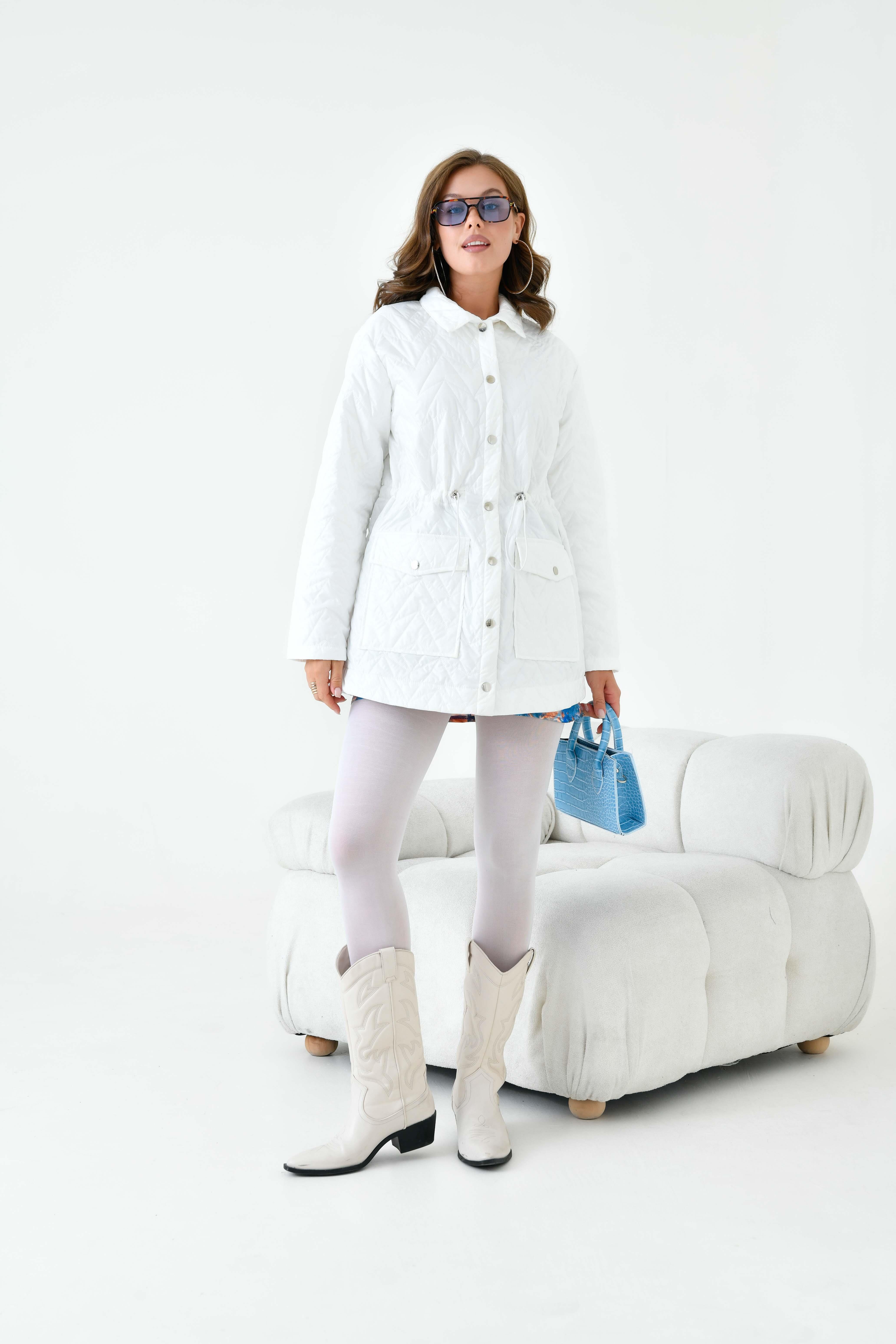 Ftz Women Kadın Kapitoneli Kap Ekru 30628