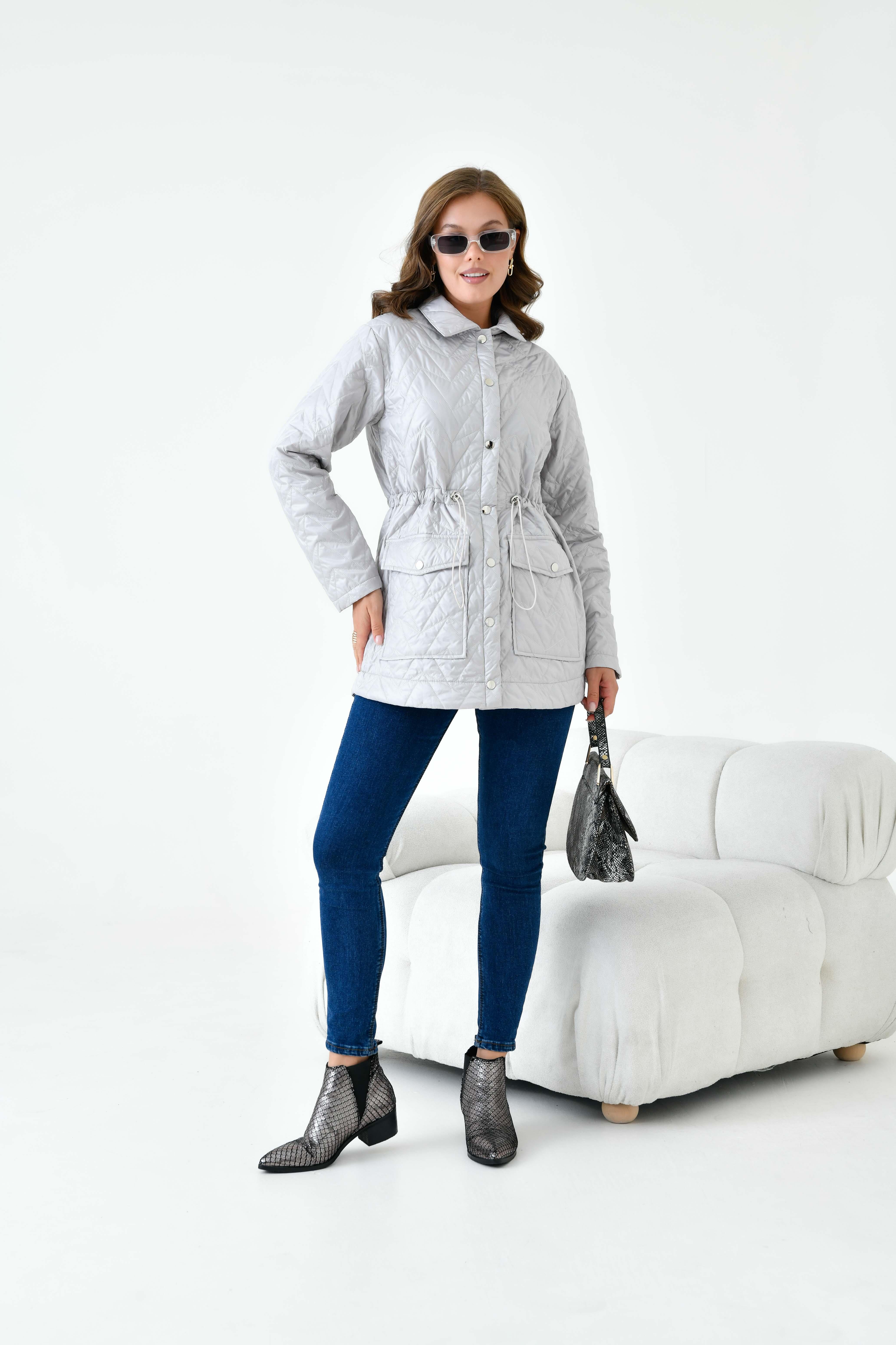 Ftz Women Kadın Kapitoneli Kap Gri 30628