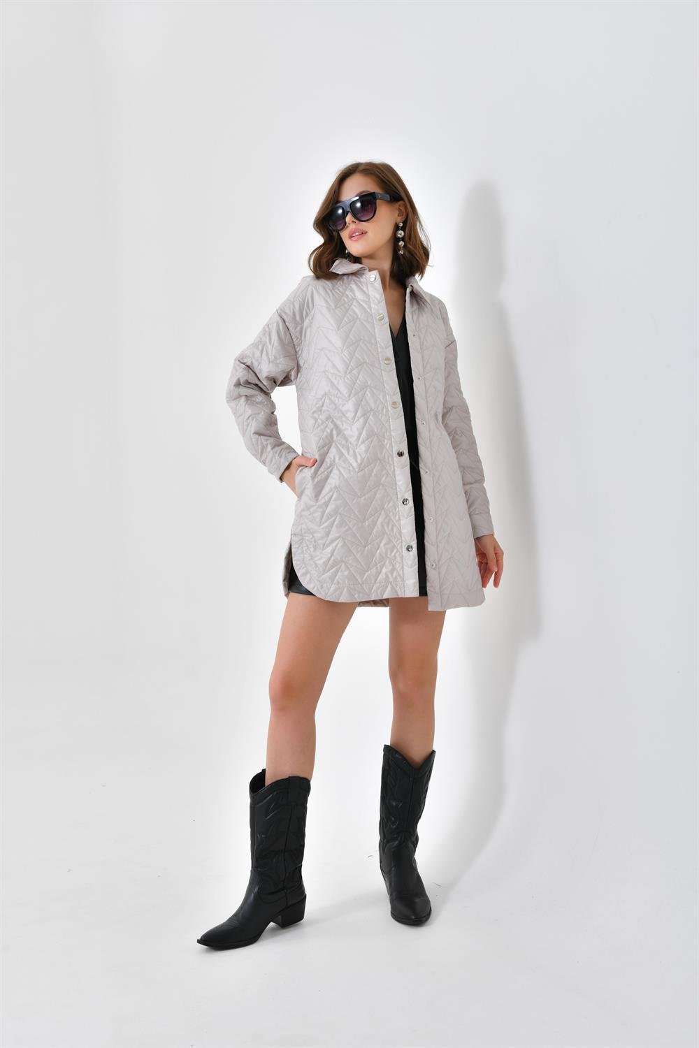 Ftz Women Kadın Kapitoneli Kap Taş