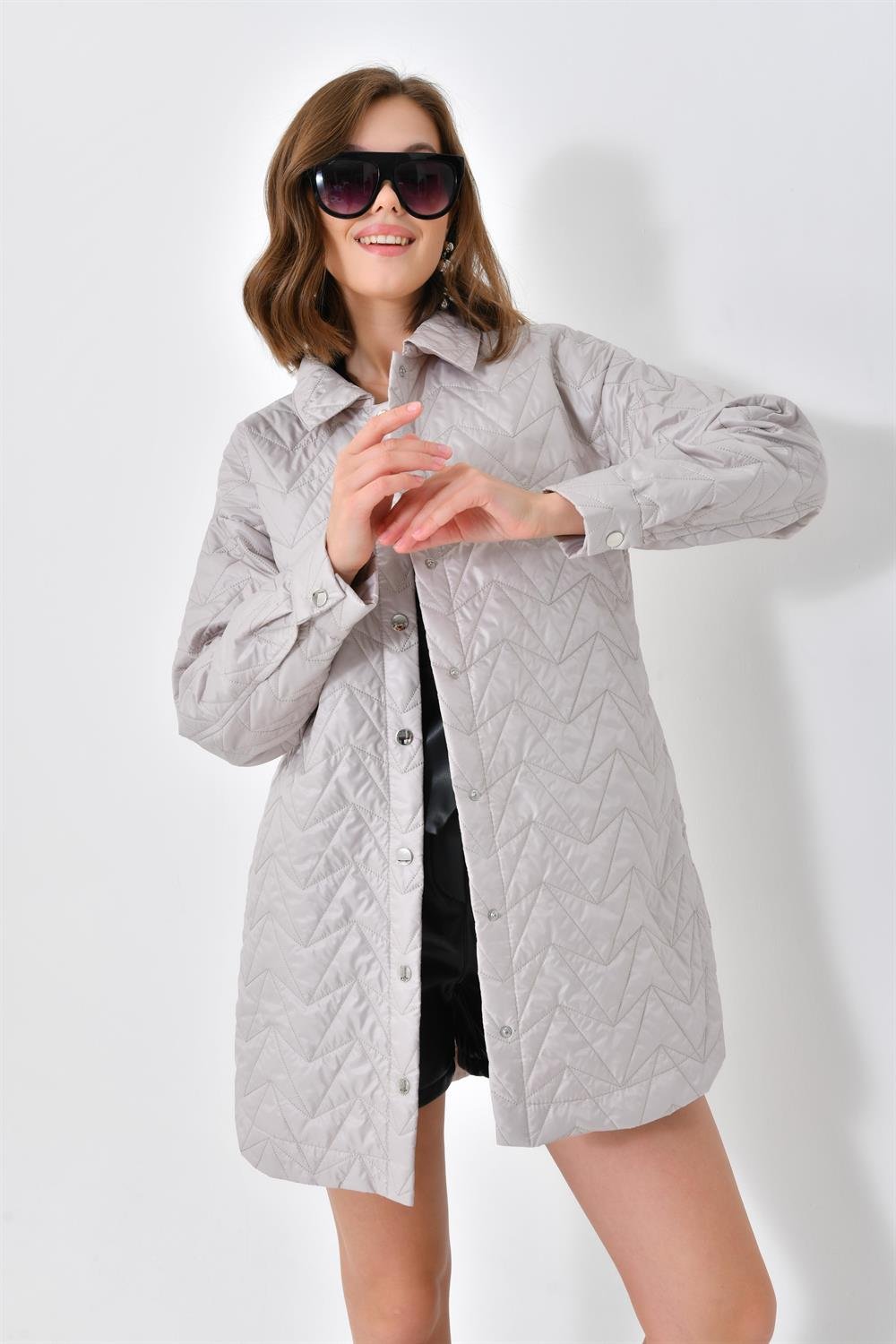 Ftz Women Kadın Kapitoneli Kap Taş