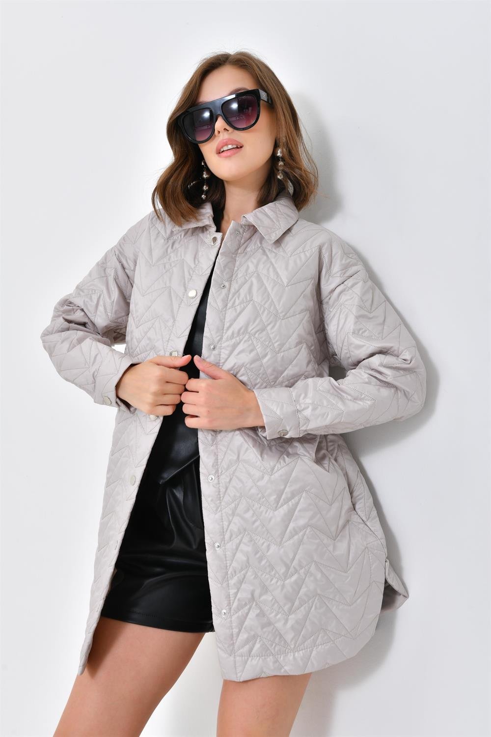 Ftz Women Kadın Kapitoneli Kap Taş