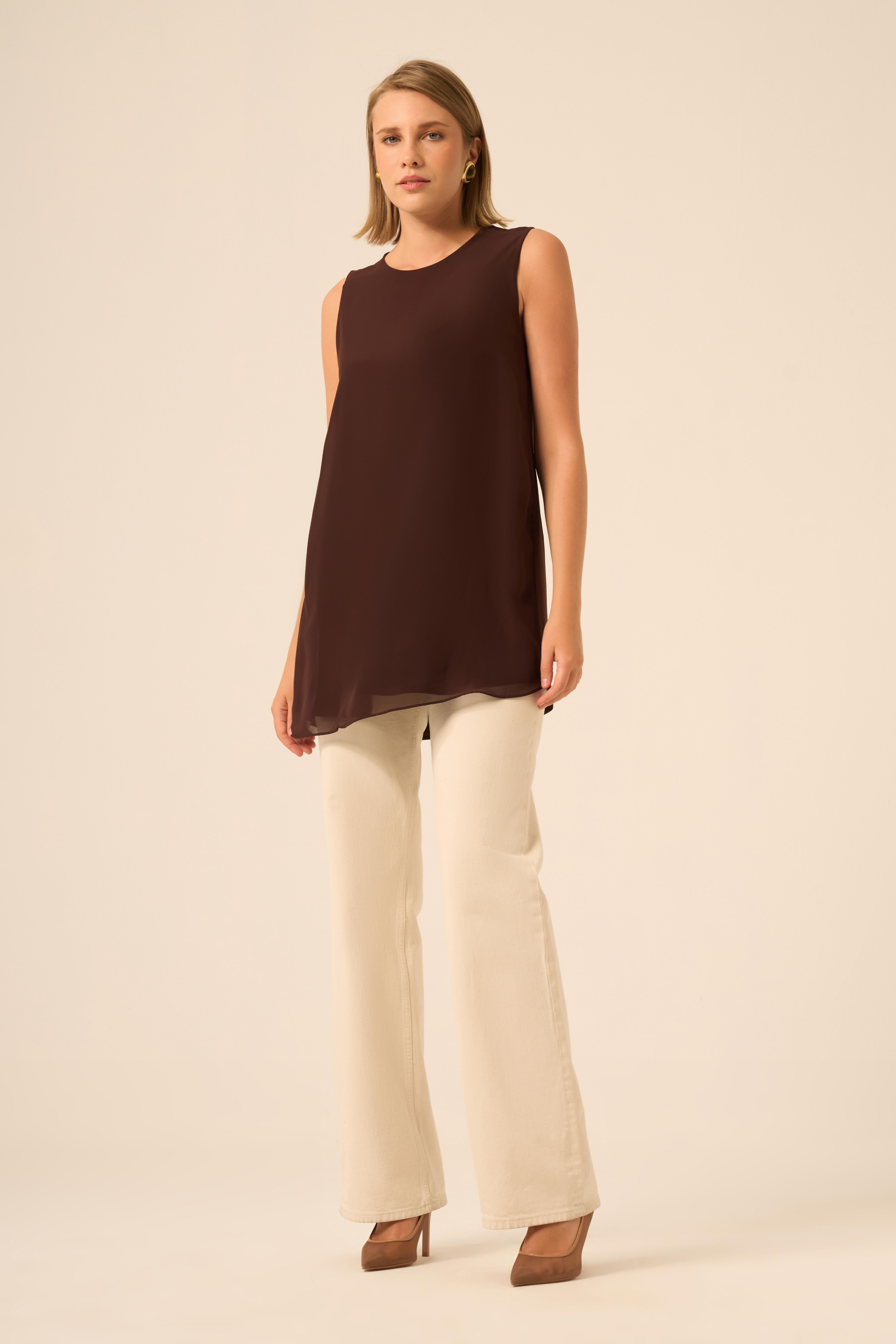 FTZ Women Kadın Kısa İçlik  Kahve 30836