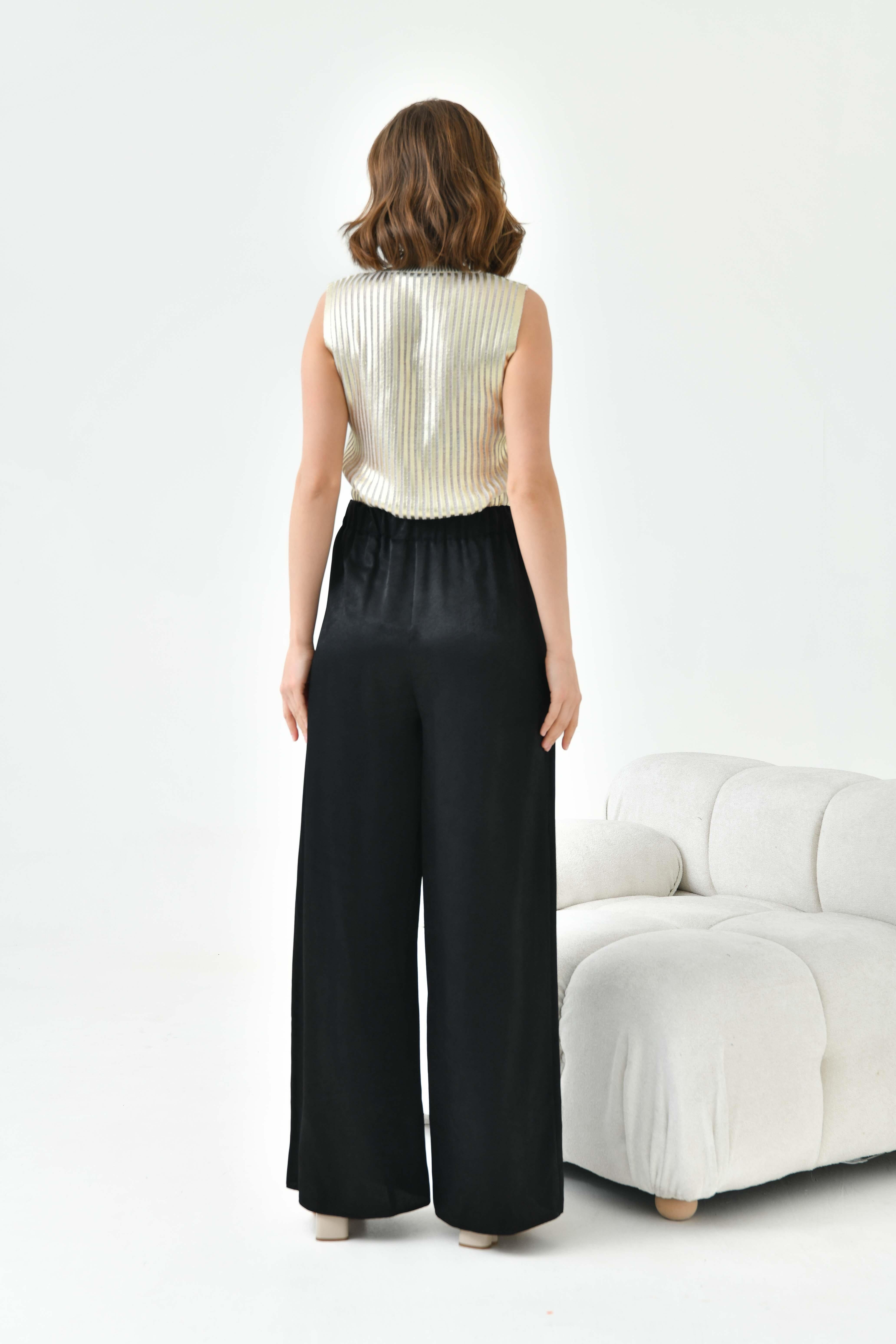Ftz Women Kadın Lastikli Pantolon Siyah 30770