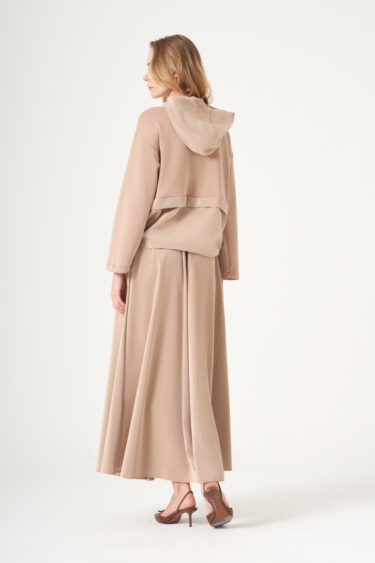 FTZ Women Kadın Nova Peç Etekli Takım  Camel 31532