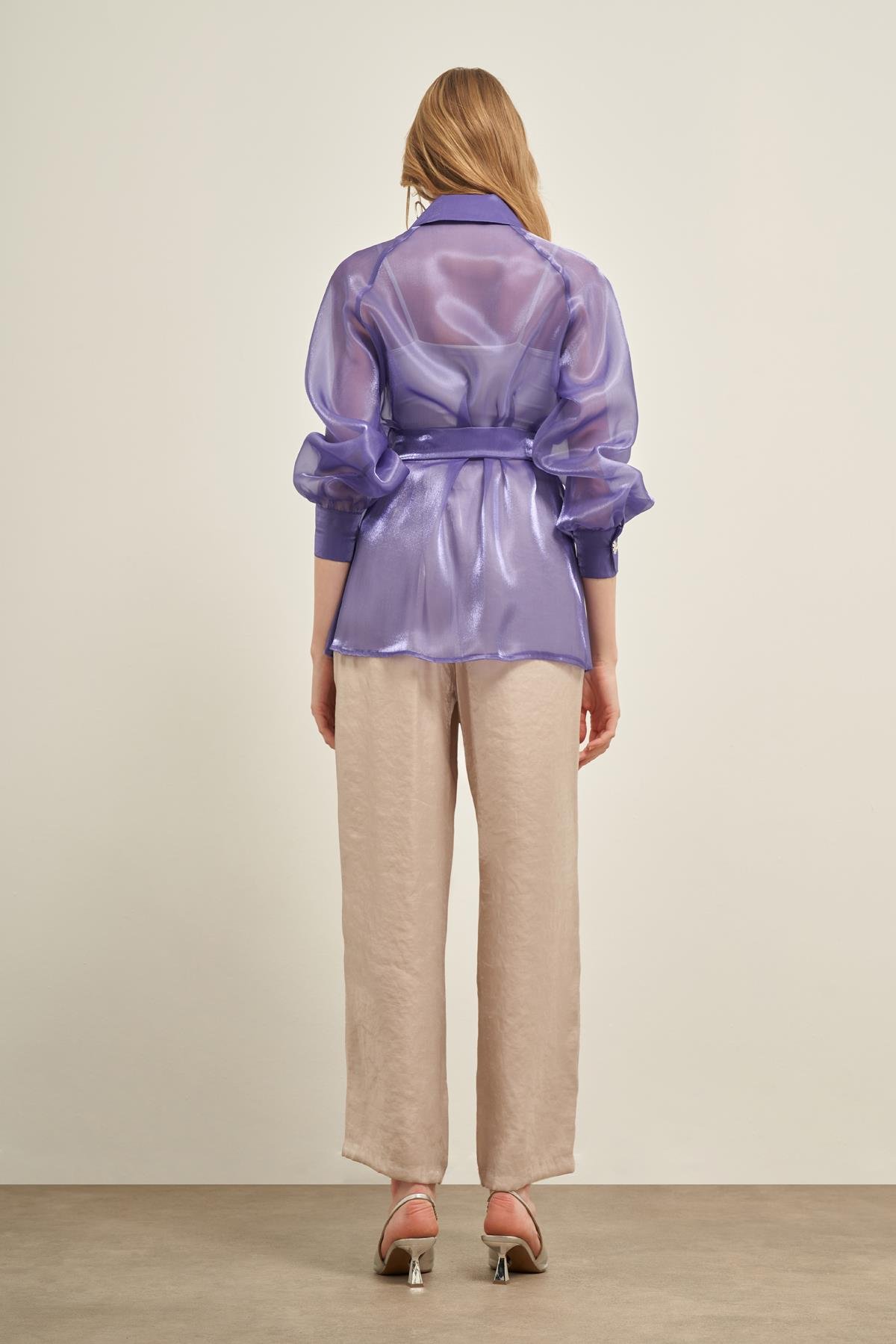 FTZ Women Kadın Organze Kap  Mor 31022