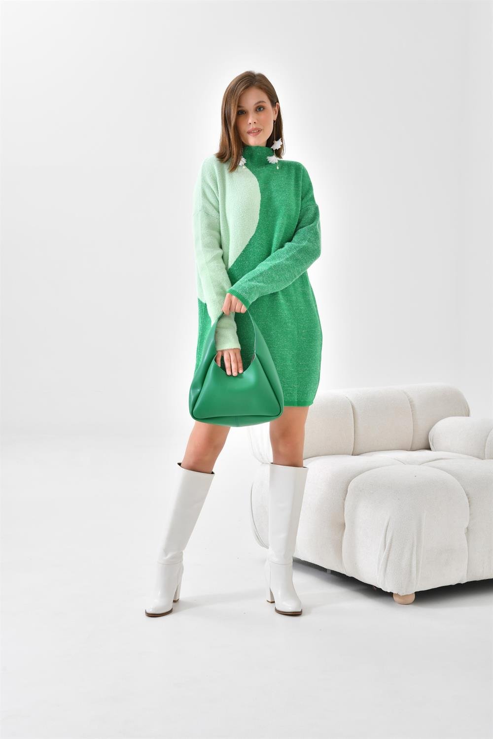 Ftz Women Kadın Oval Detaylı Tunik Benetton