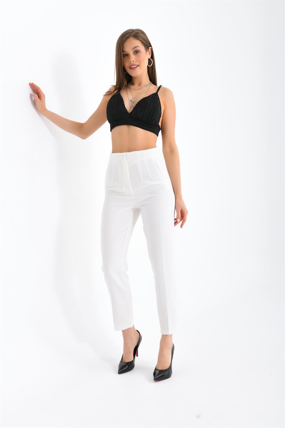 FTZ Women Kadın Pantolon EKRU