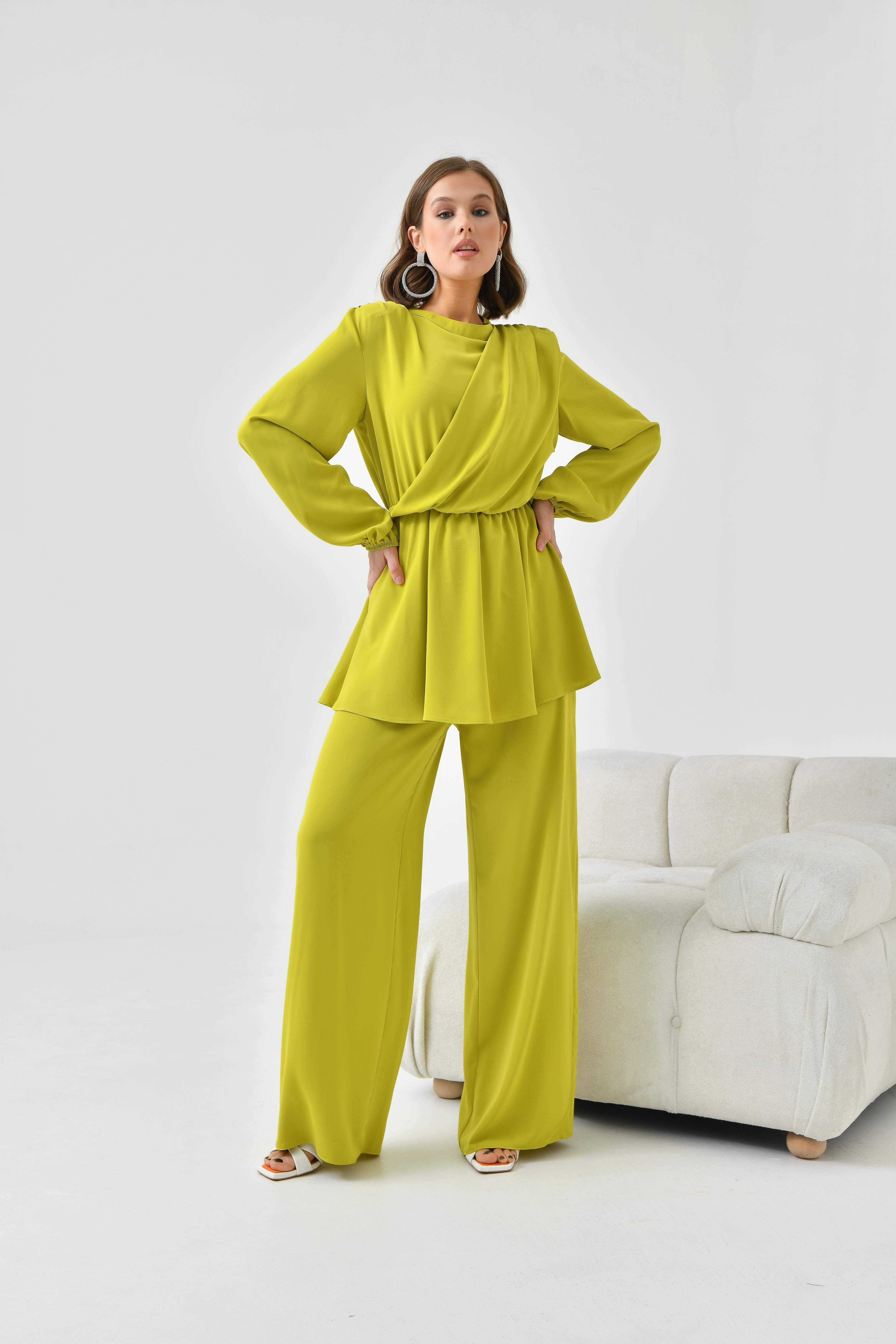 Ftz Women Kadın Pantolonlu Takım Asit 30767