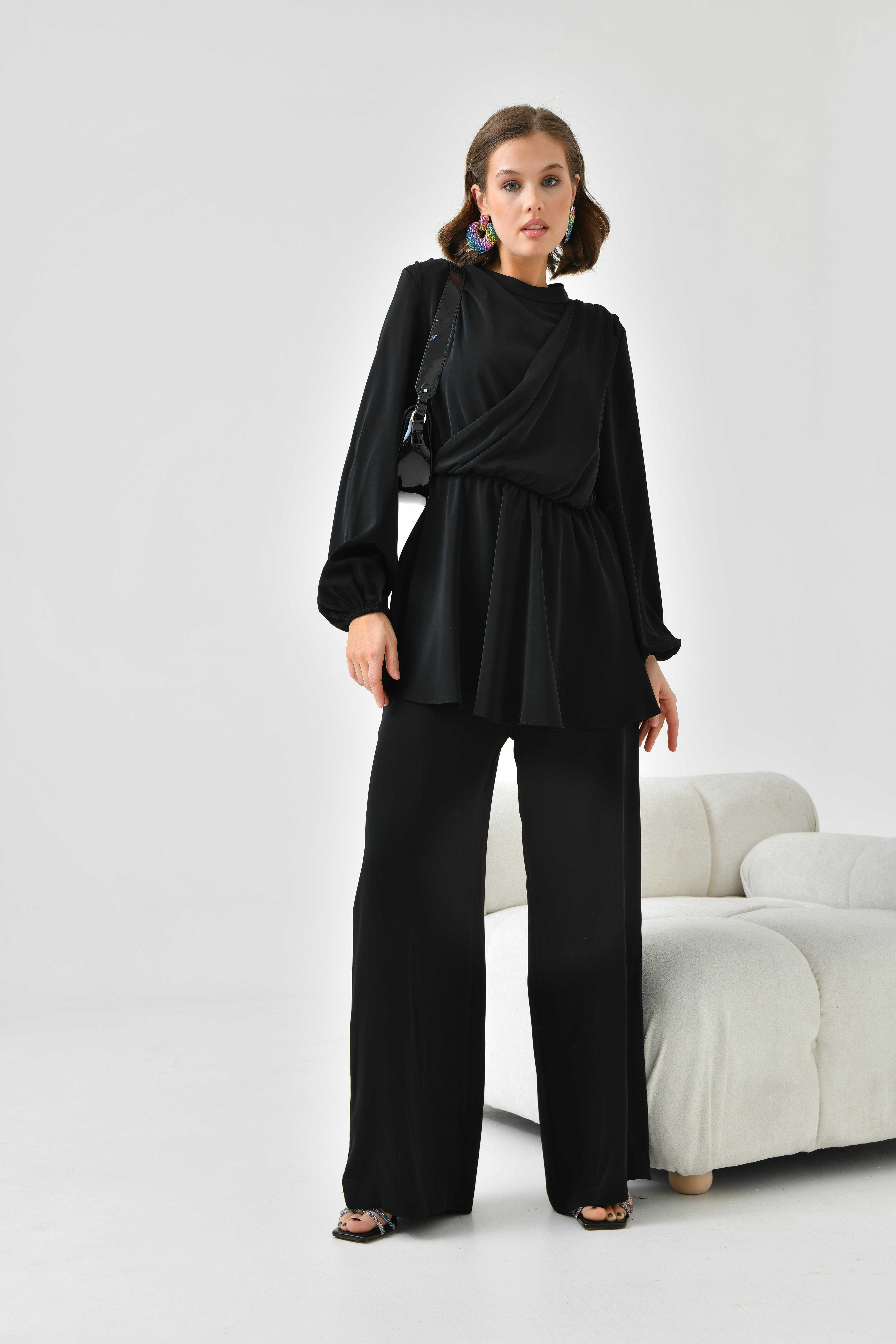 Ftz Women Kadın Pantolonlu Takım Siyah 30767