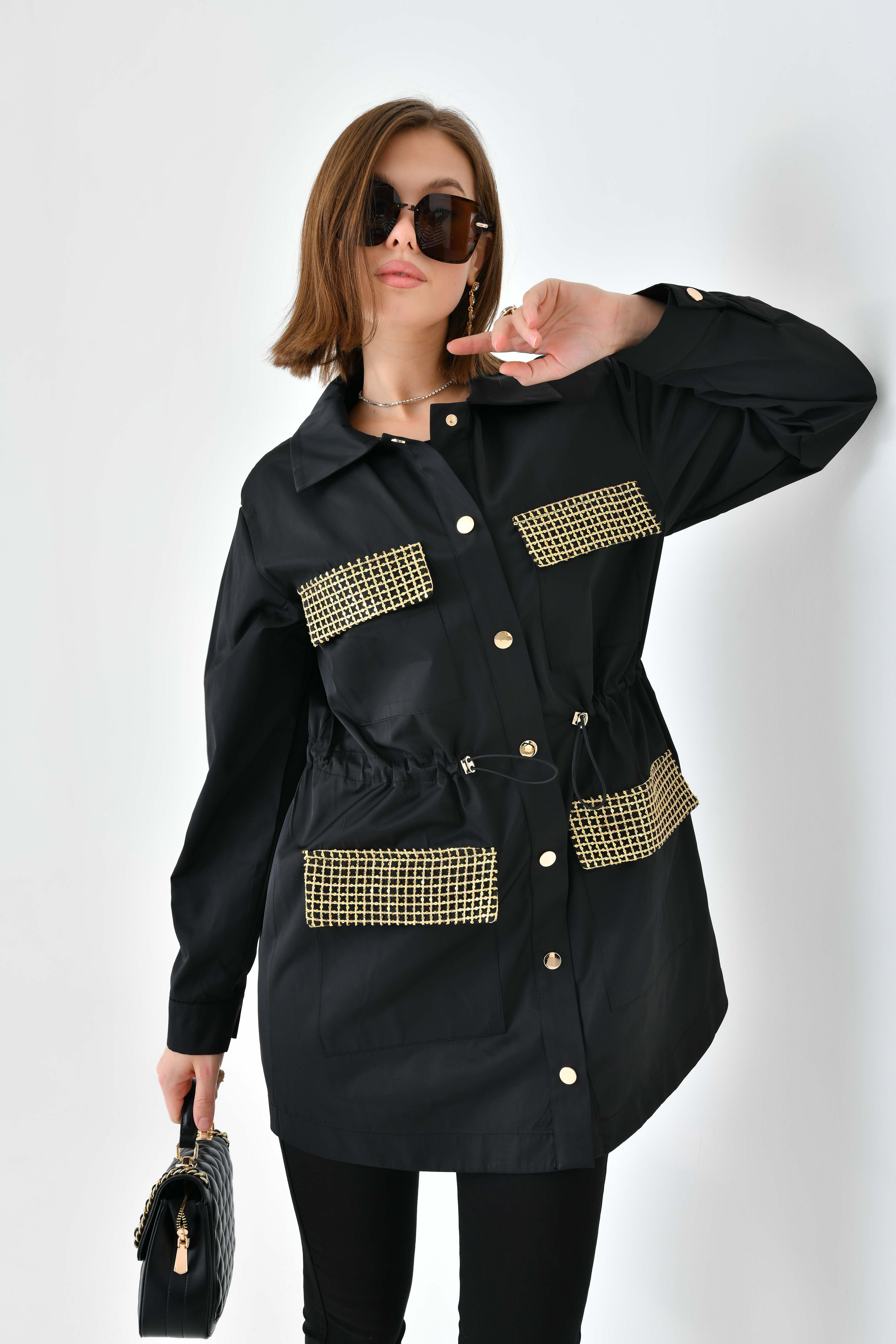 Ftz Women Kadın Paraşüt Kap Siyah 30715