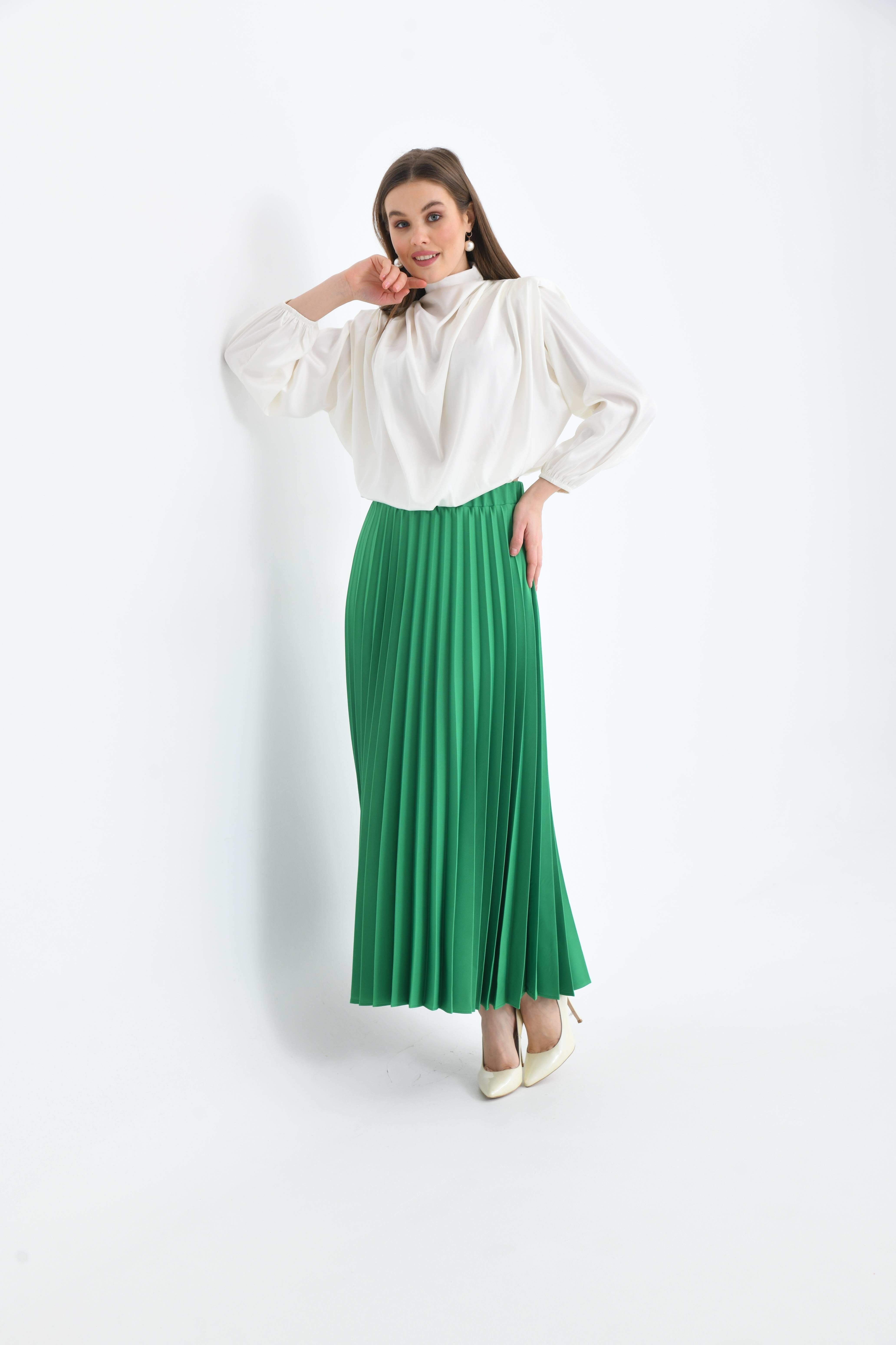 FTZ Women Kadın Plise Etek  Benetton 30390