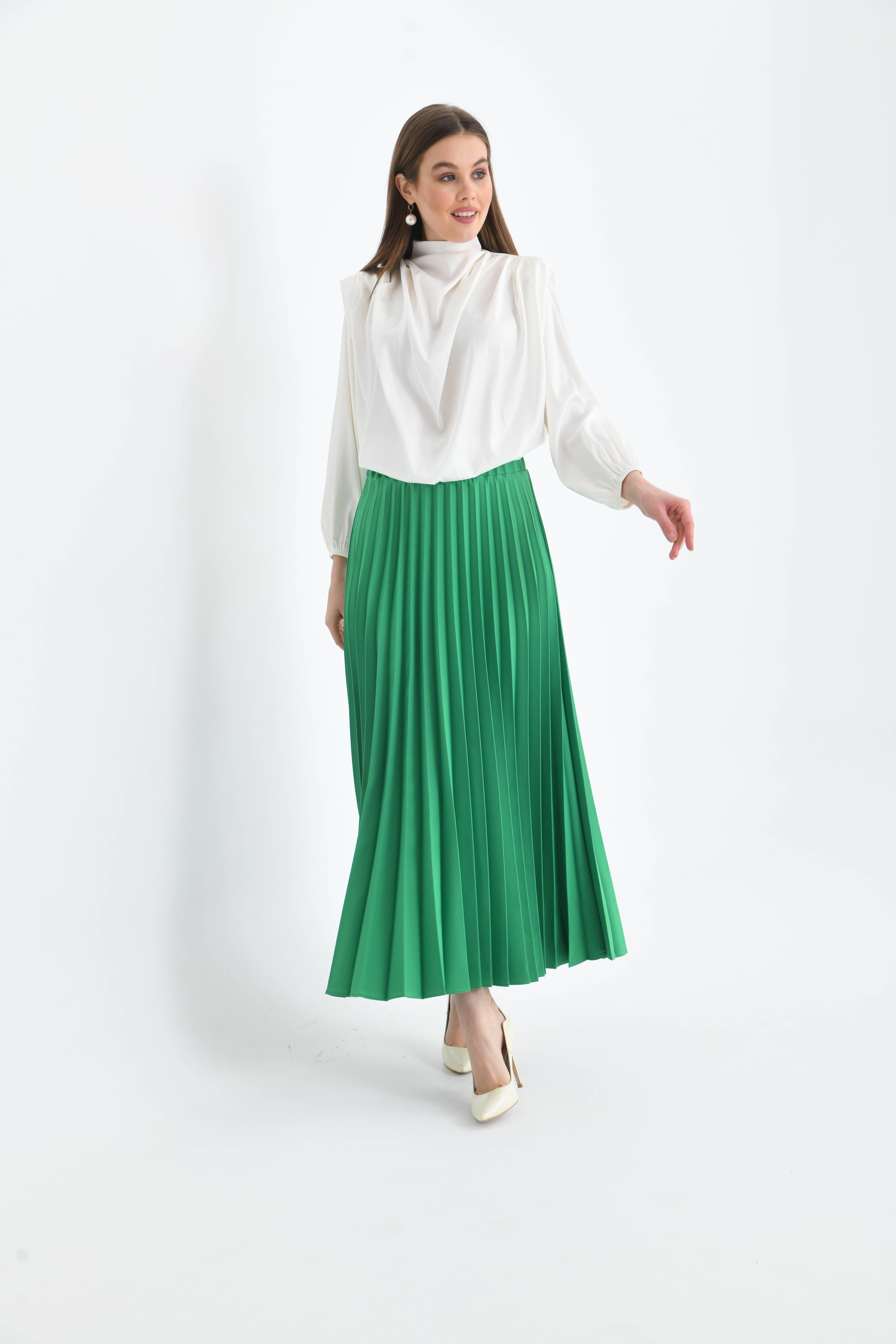 FTZ Women Kadın Plise Etek  Benetton 30390