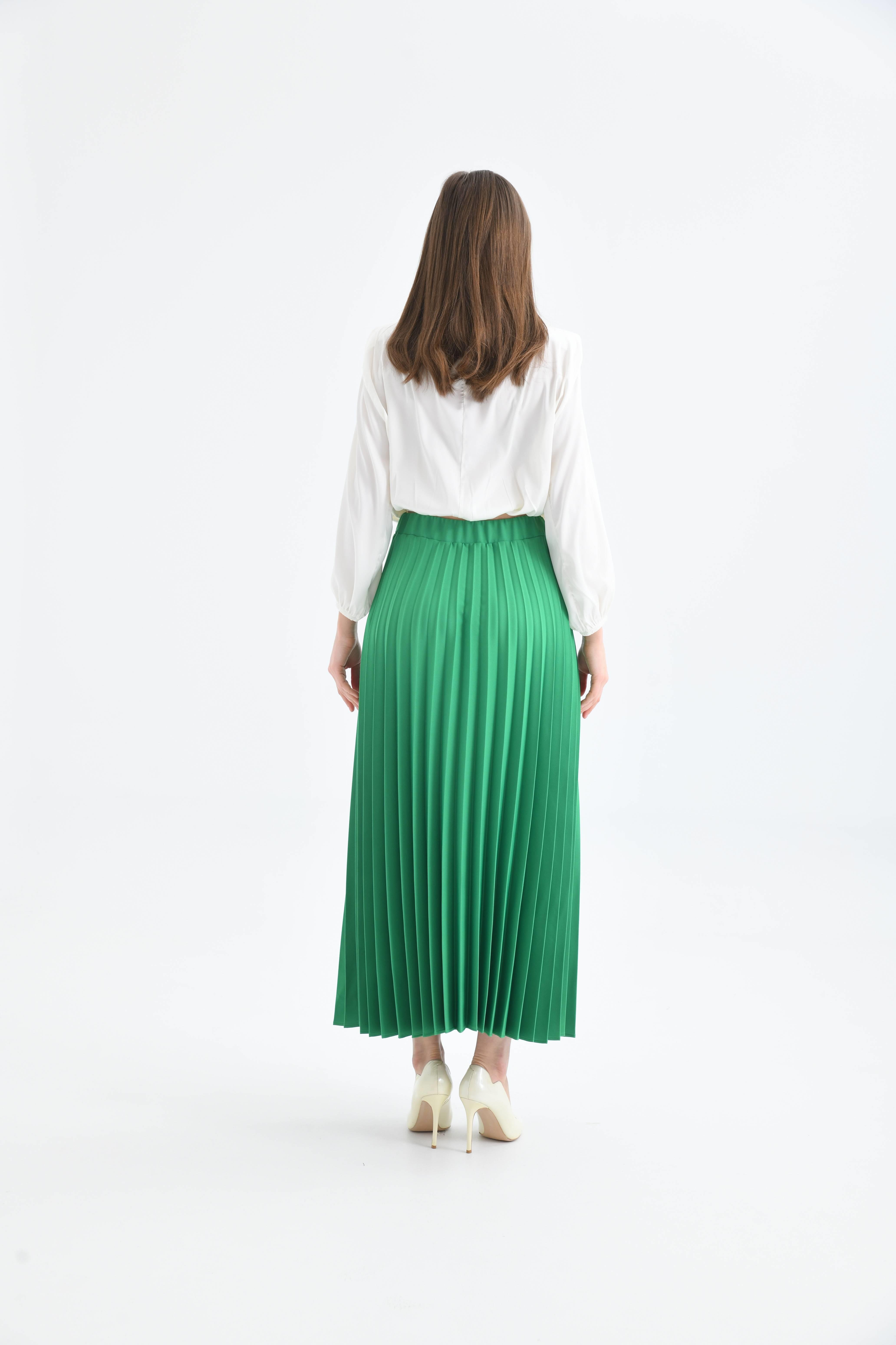 FTZ Women Kadın Plise Etek  Benetton 30390