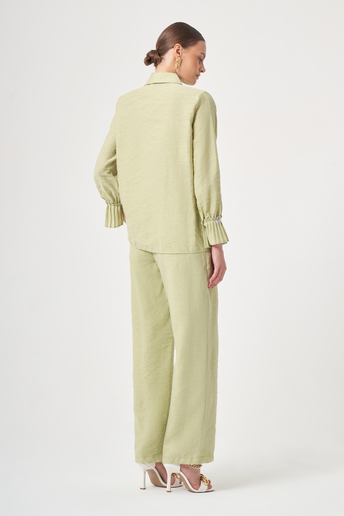 FTZ Women Kadın Pul Detay Takım  Mint 31453