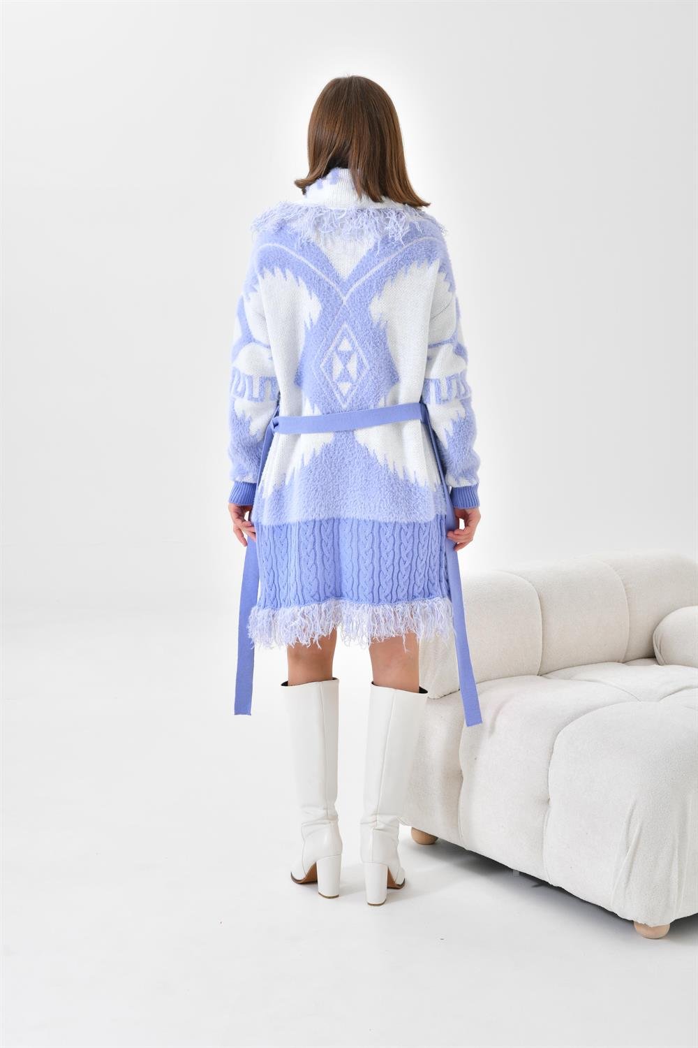 Ftz Women Kadın Püskül Detaylı Giy-Çık Lila