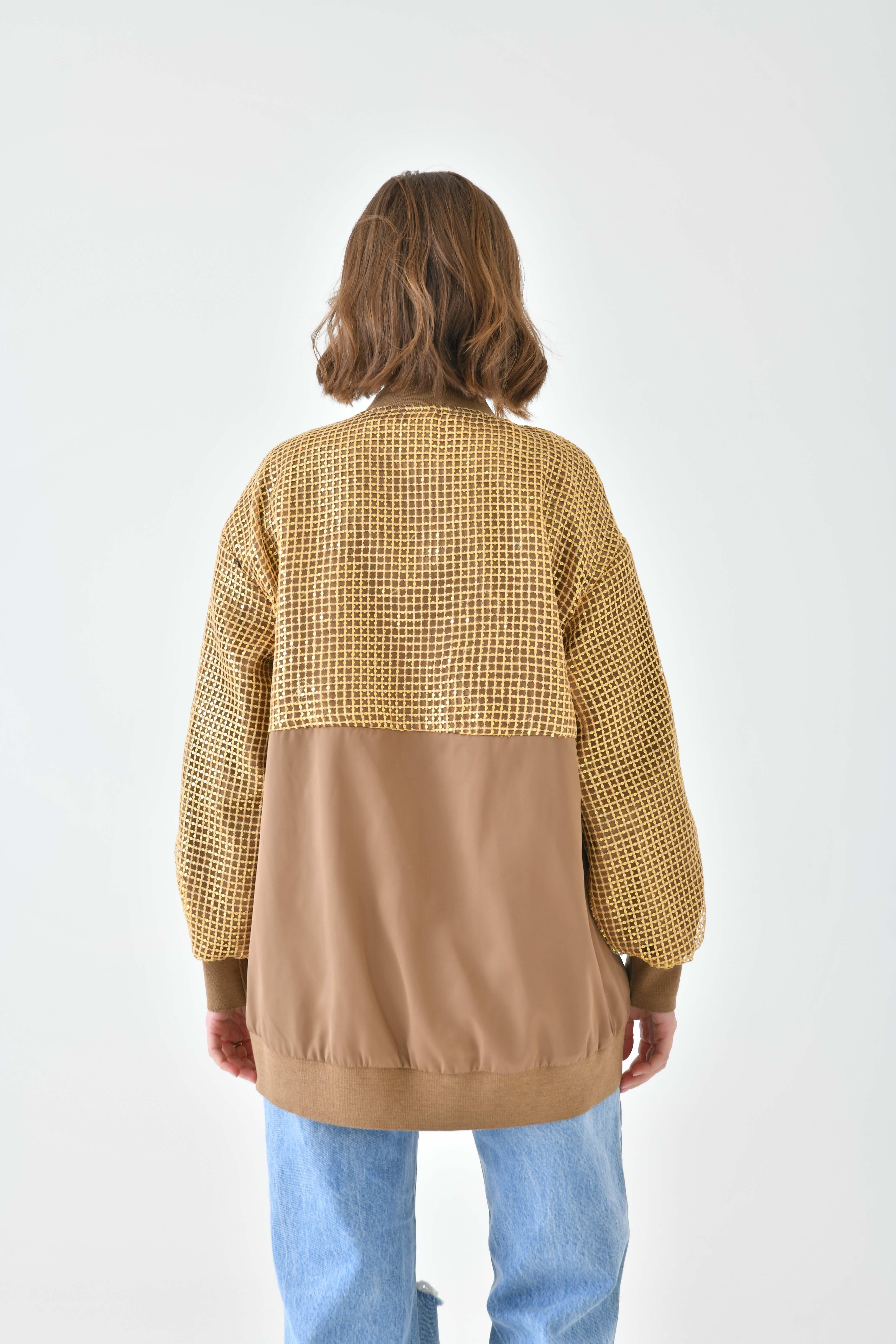 Ftz Women Kadın Ribanalı Paraşüt Kap Kahve 30708