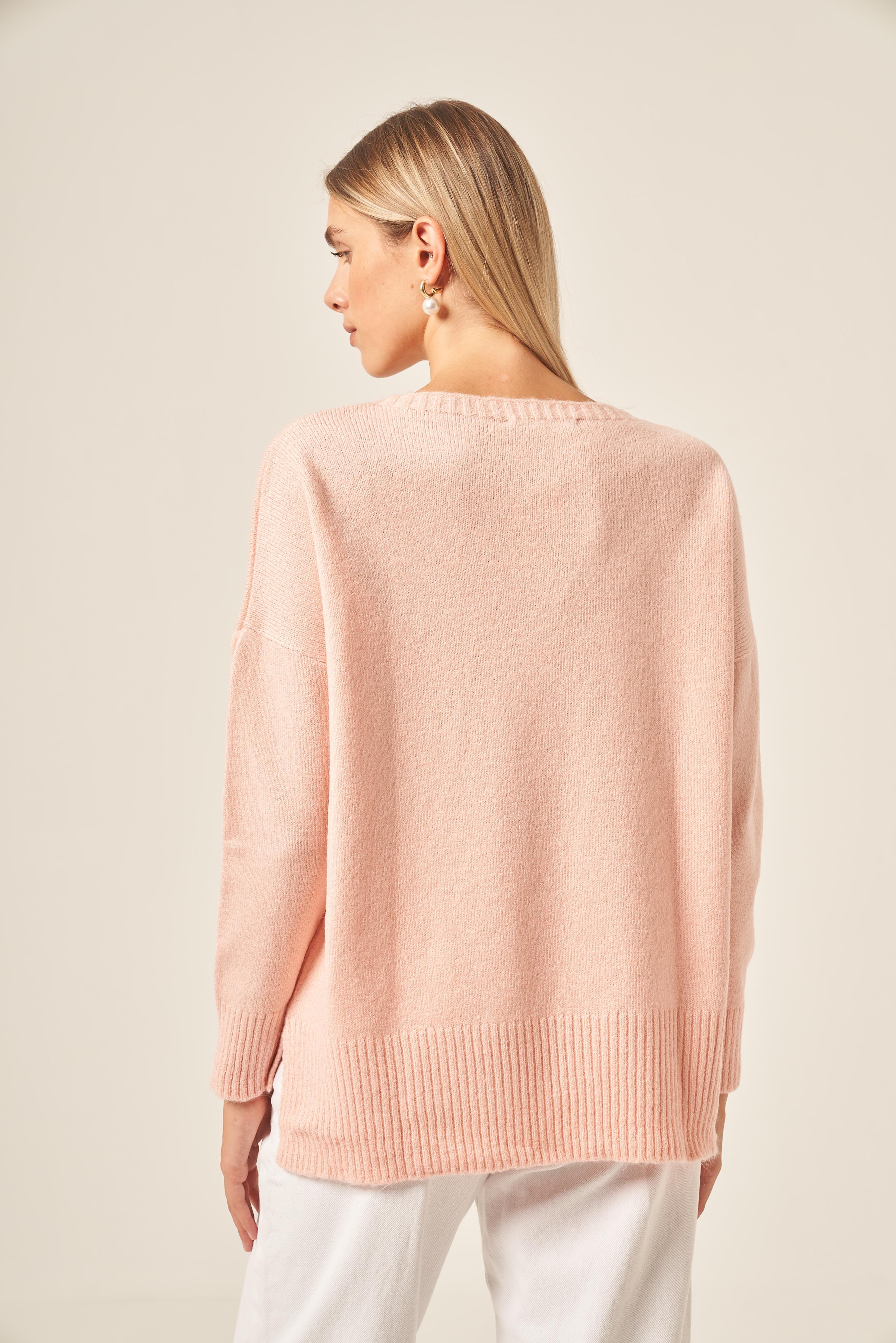 FTZ Women Kadın Şardon Kazak  Pudra 25215