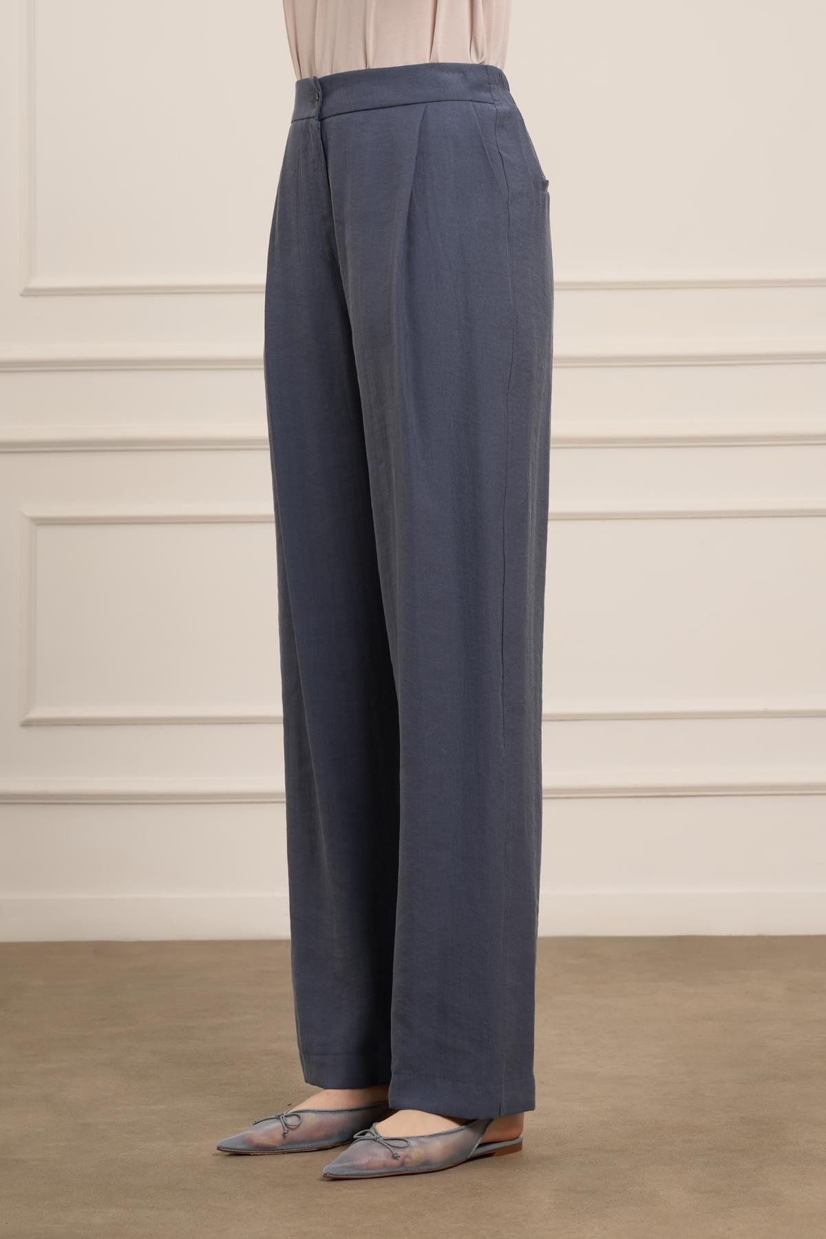 FTZ Women Kadın Tansel Pantolon  İndigo 31080