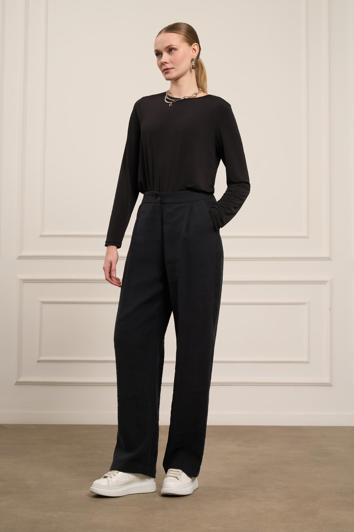 FTZ Women Kadın Tansel Pantolon  Siyah 31080