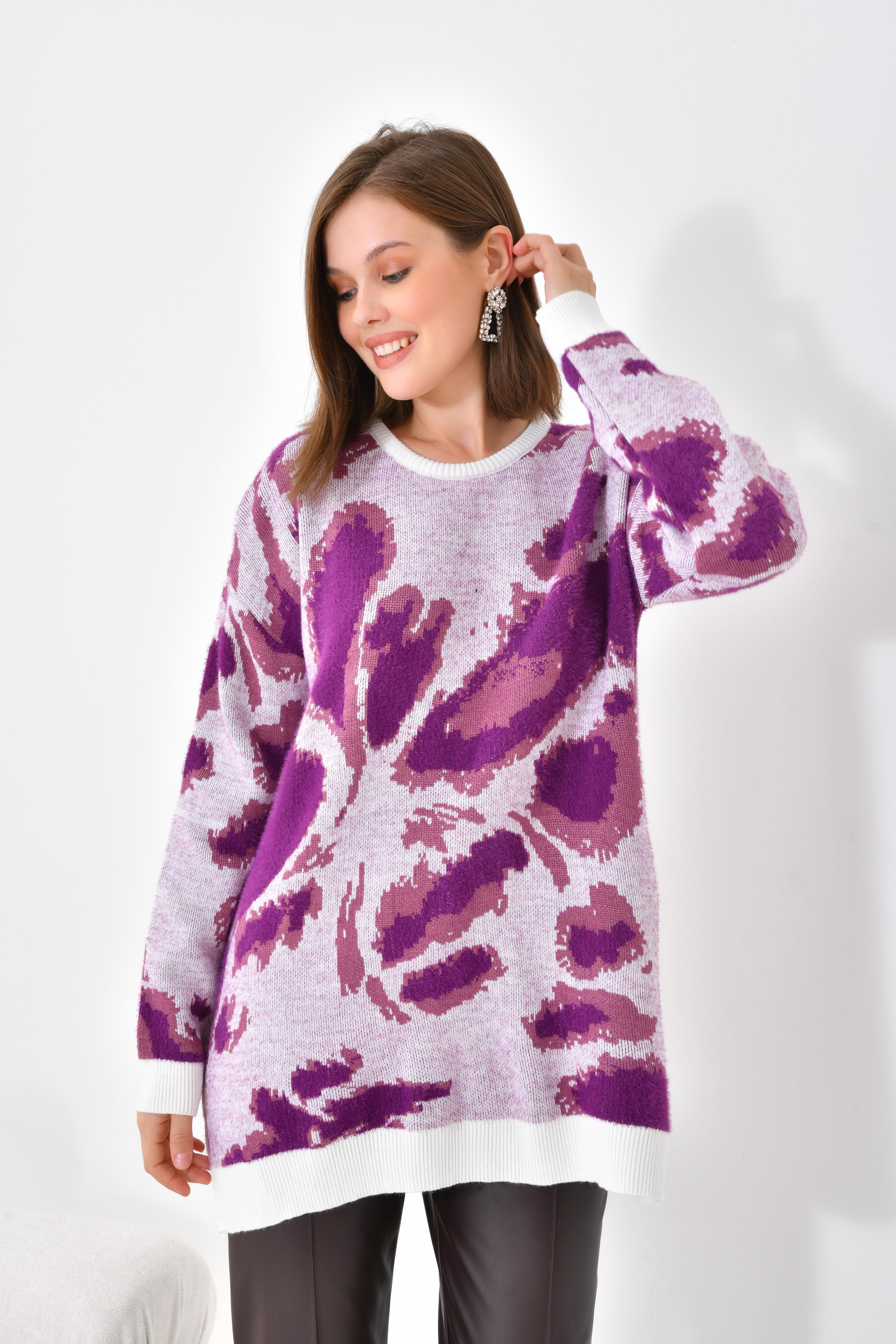 FTZ Women Kadın Triko Tunik  Ekru 20573