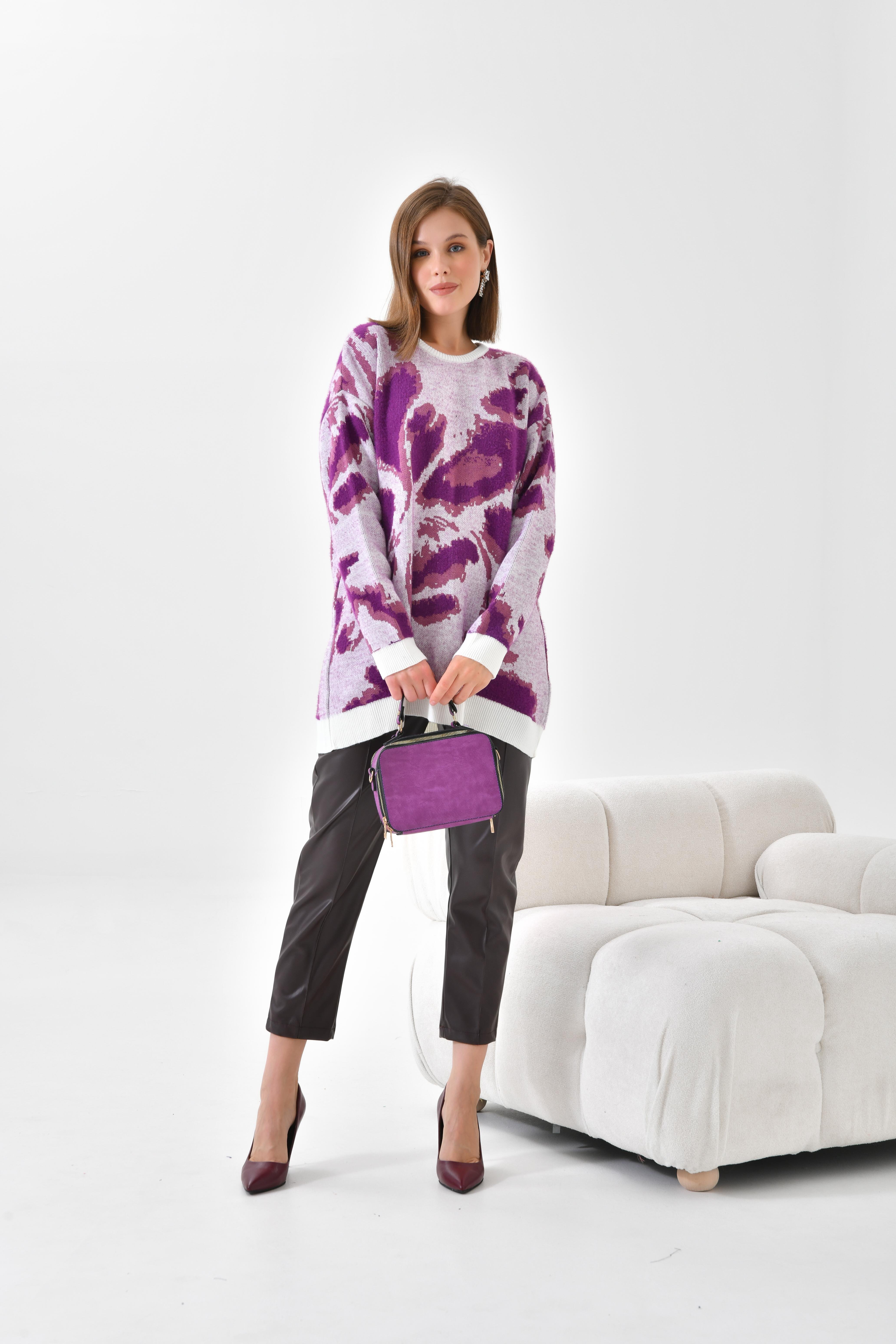 FTZ Women Kadın Triko Tunik  Ekru 20573