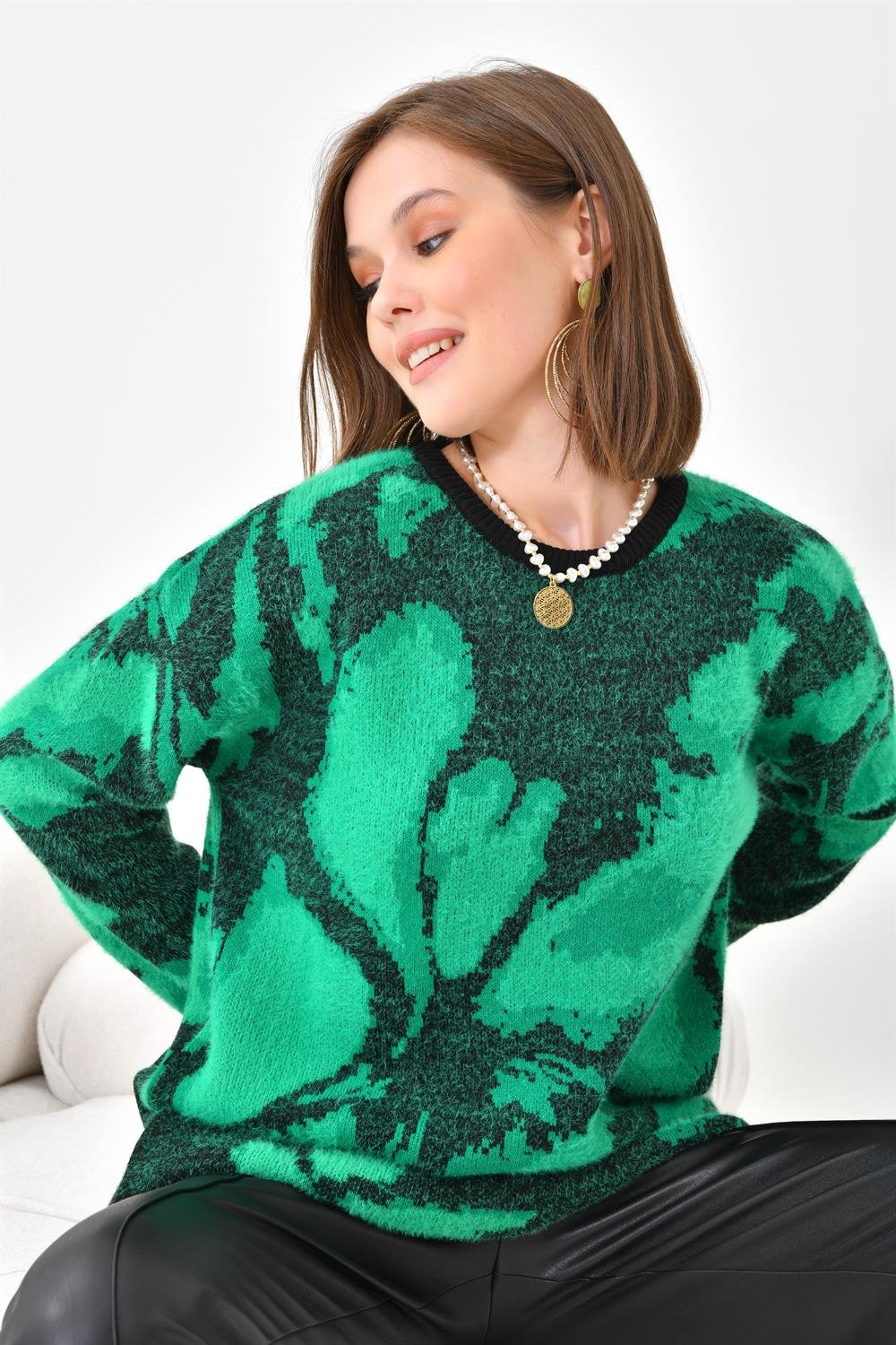 Ftz Women Kadın Triko Tunik Siyah Benetton