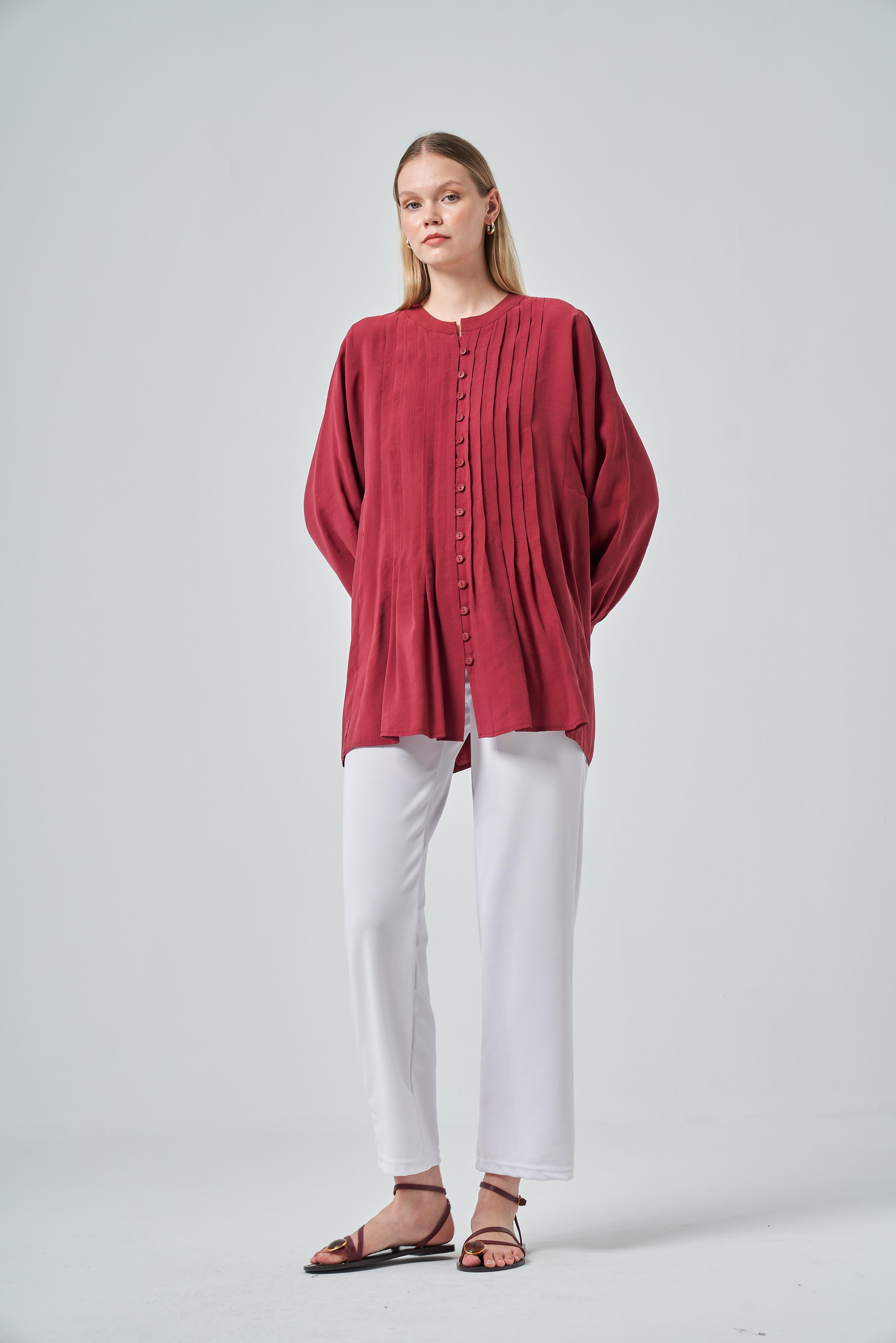 FTZ Women Kadın Tunik  Bordo 31180