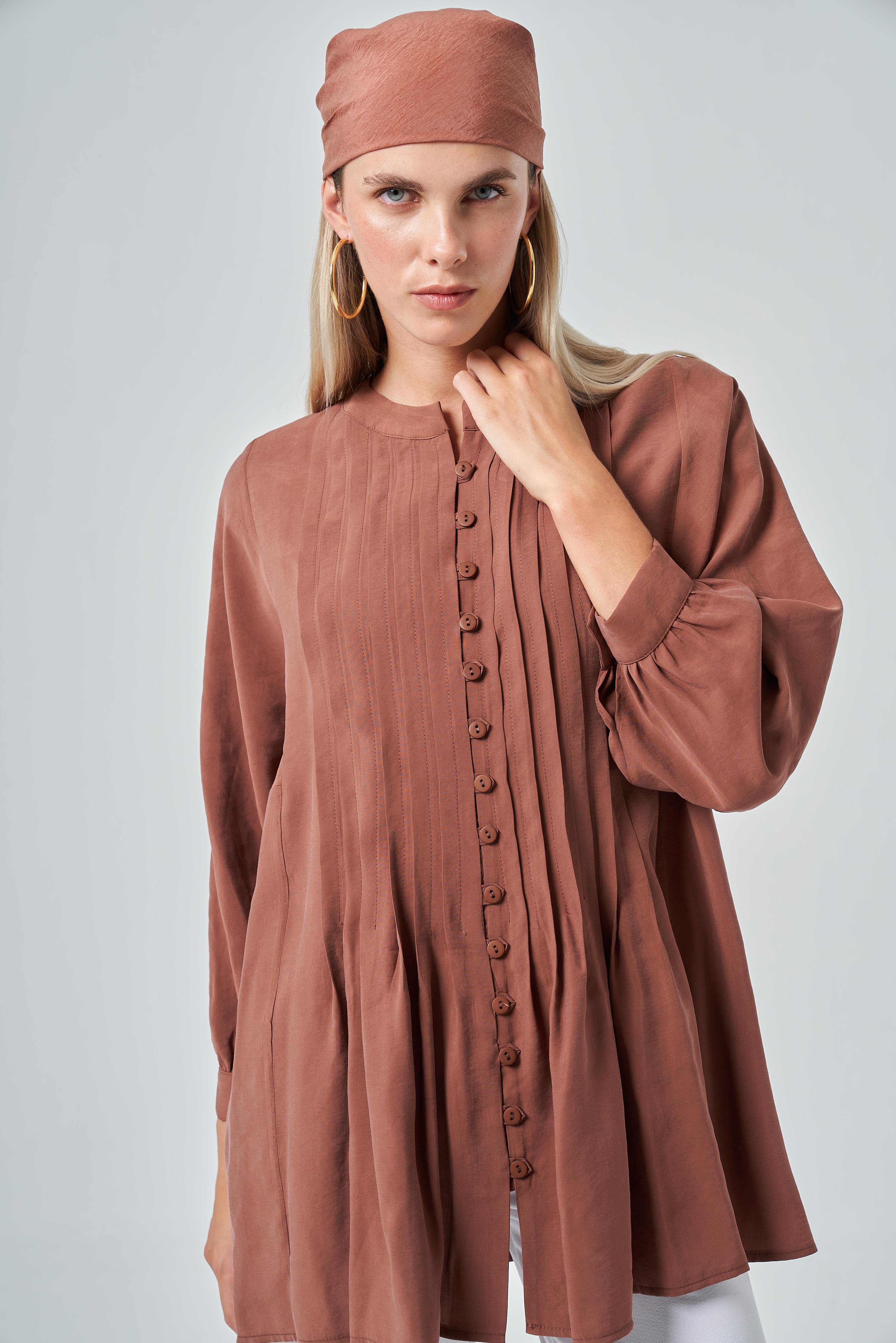 FTZ Women Kadın Tunik  Kakao 31180