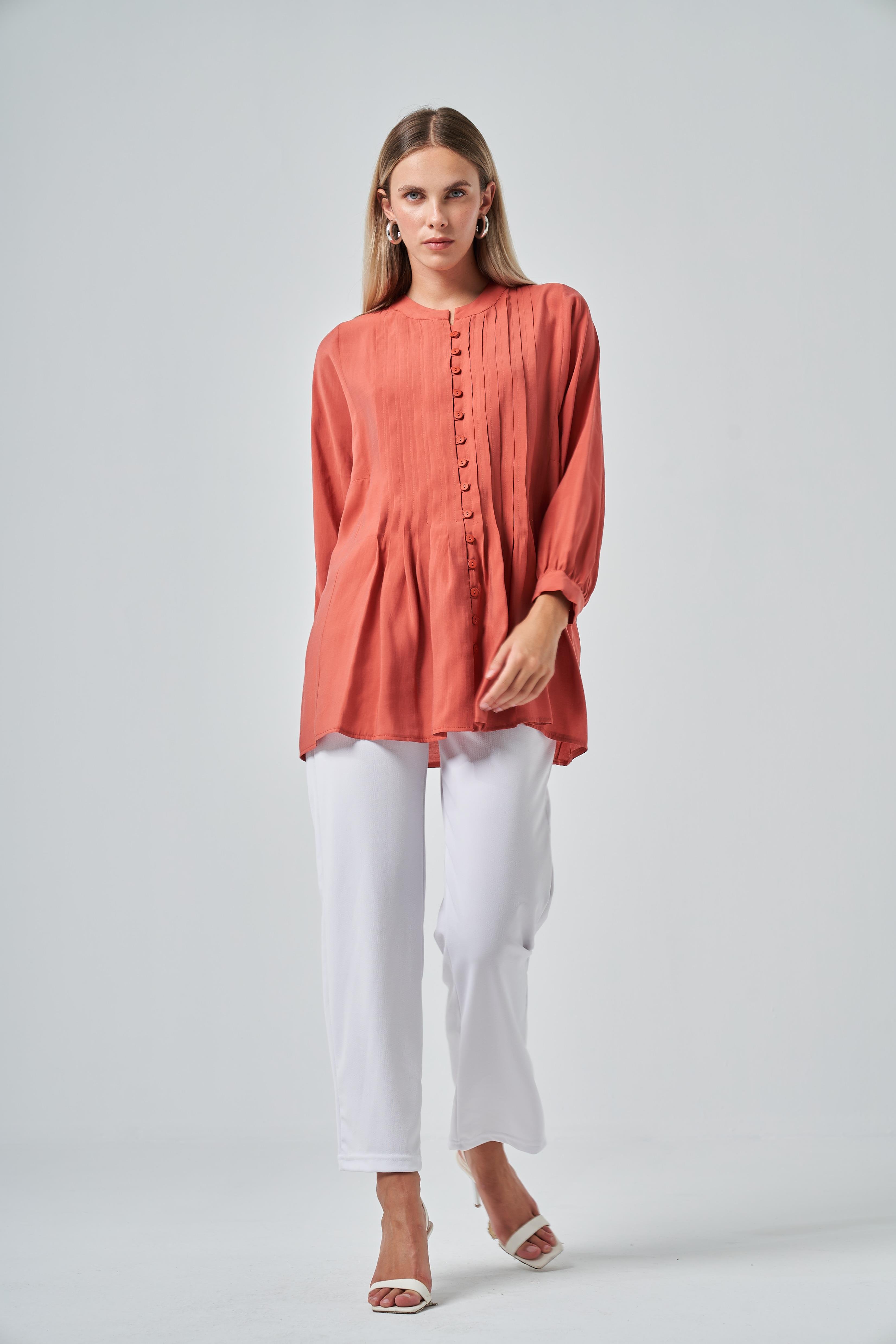 FTZ Women Kadın Tunik  Kiremit 31180