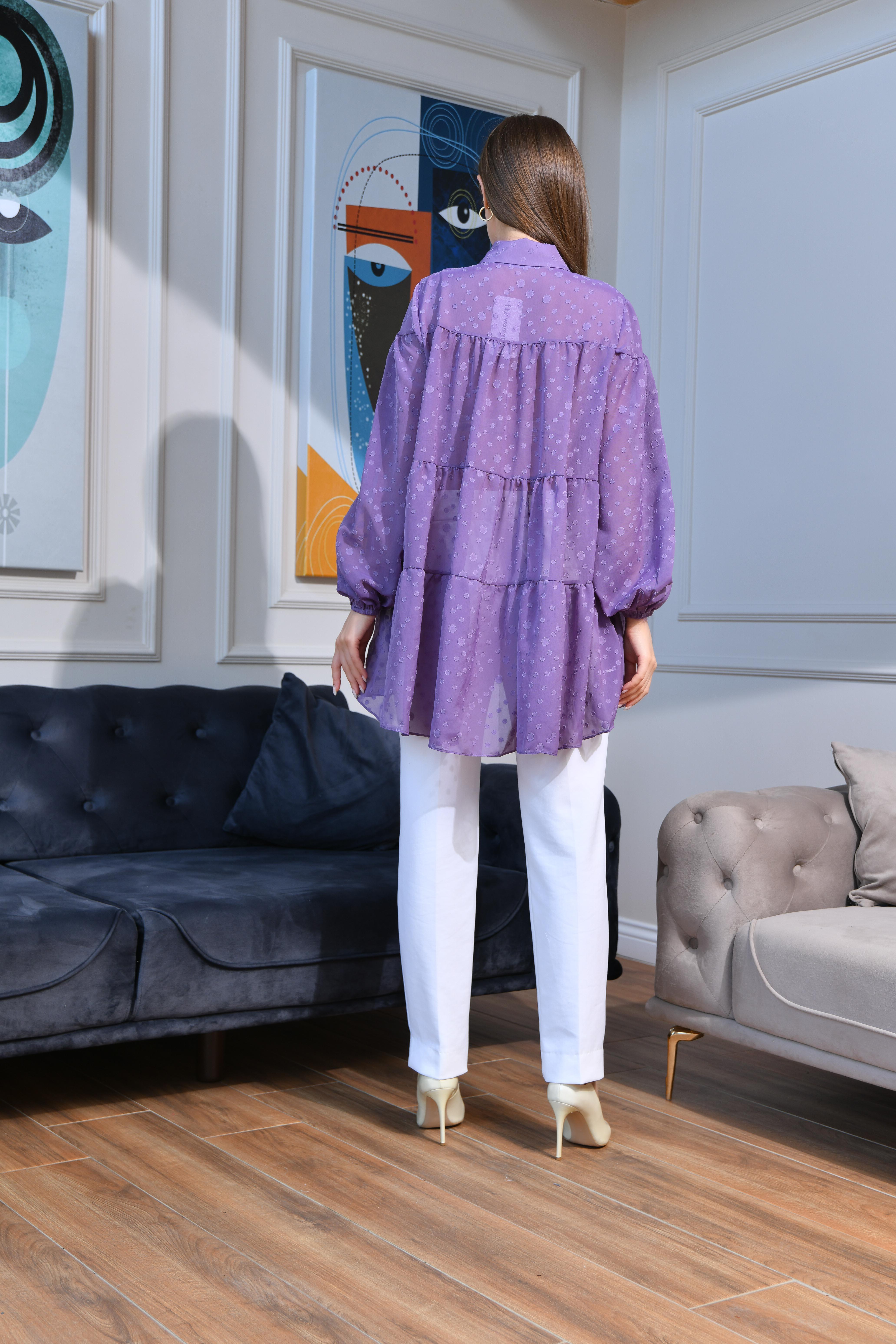 FTZ Women Kadın Tunik  Mor 30522