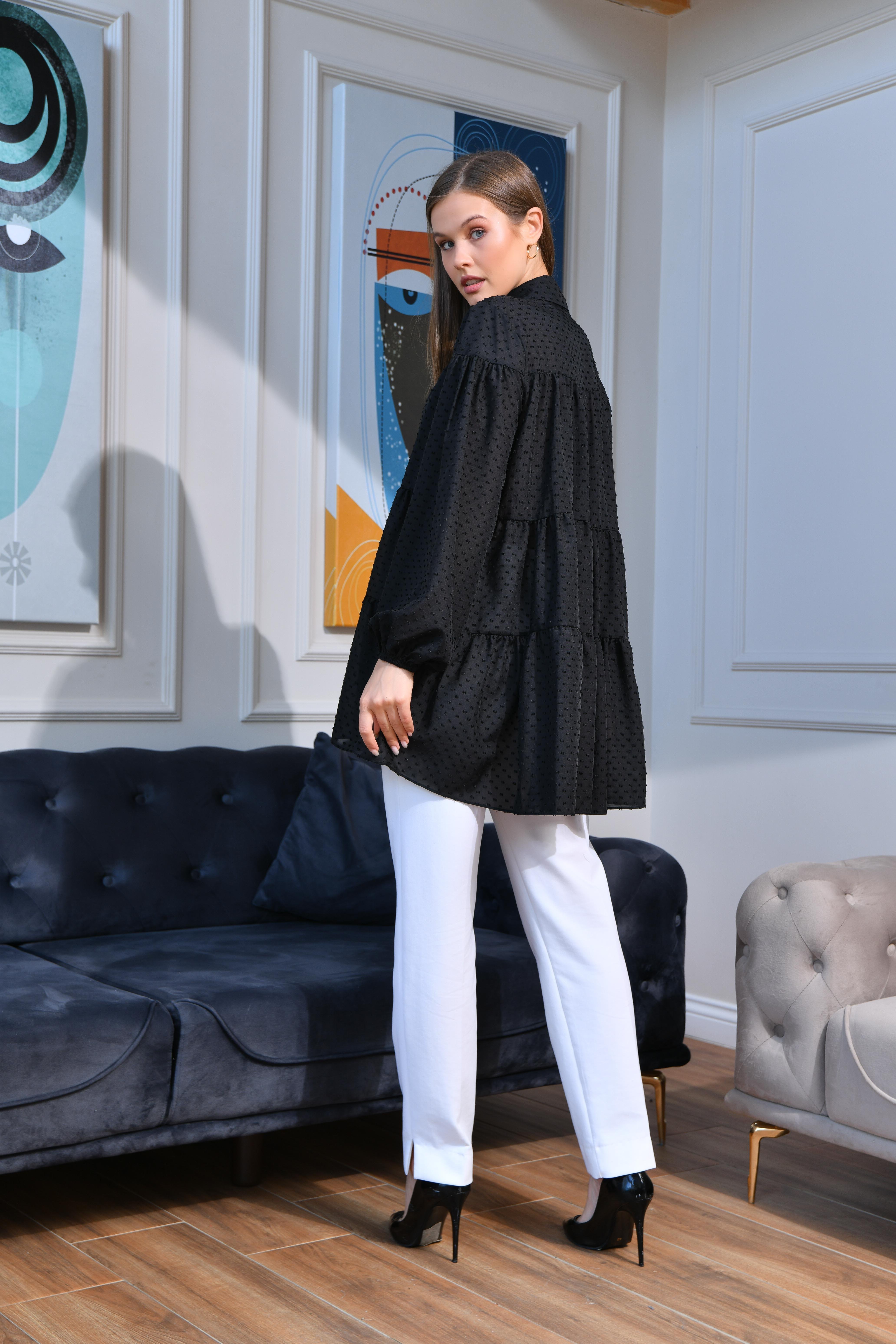 FTZ Women Kadın Tunik  Siyah 30522