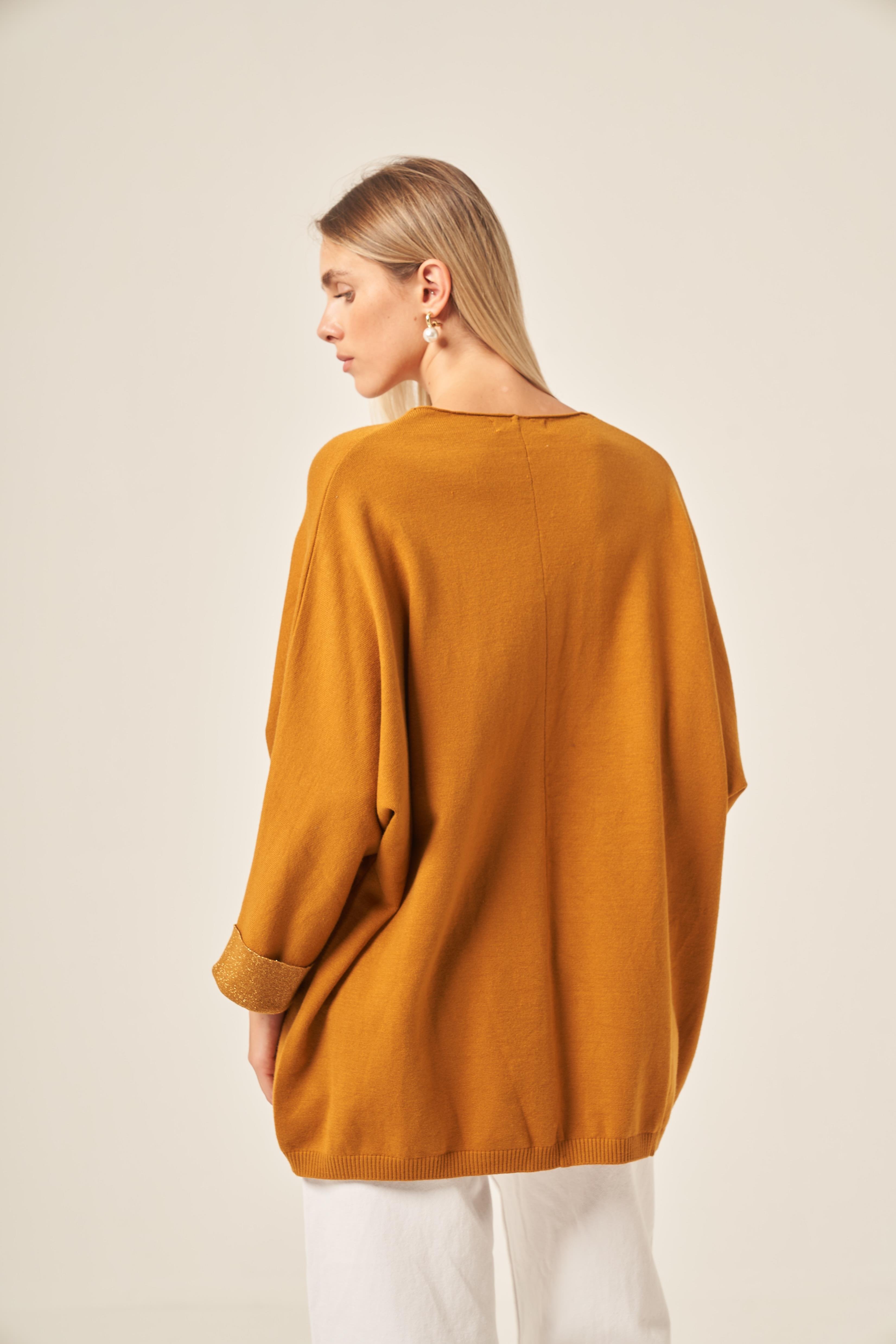 FTZ Women Kadın Yarasa Kesim Tunik  Soğan 20724