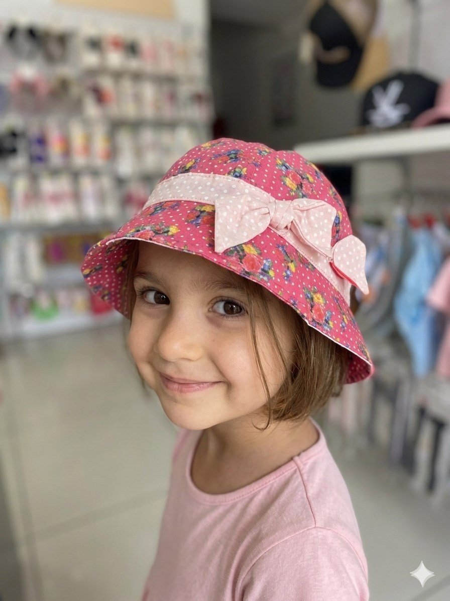 Akal Şapka Maxi Pembe