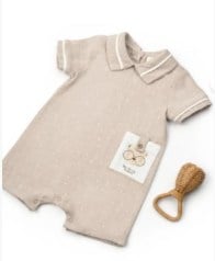 BabyCosy Tulum Kısa Kol Vizon - Ekru