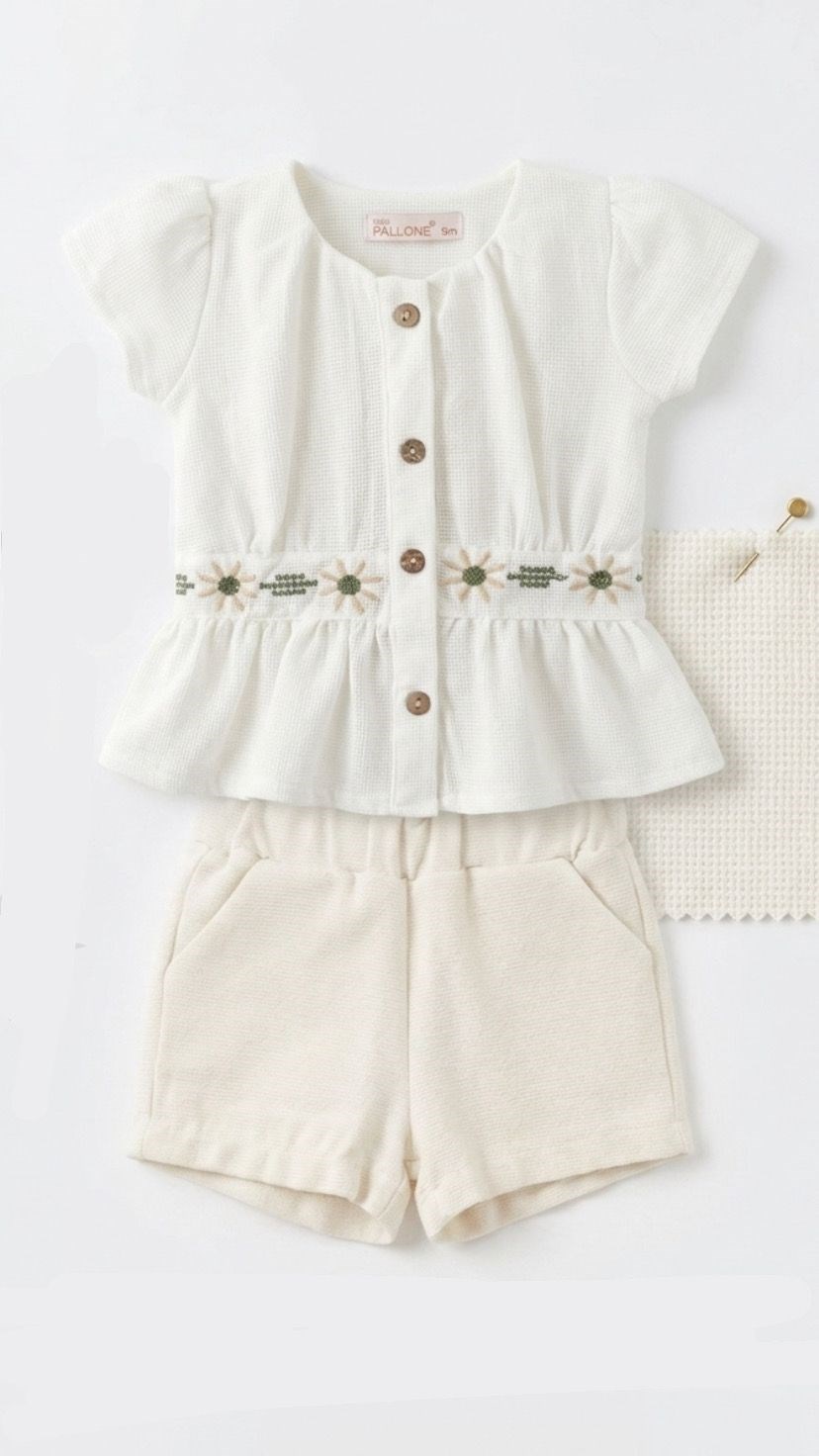 Babydoll 2li Takım Pallone Ekru