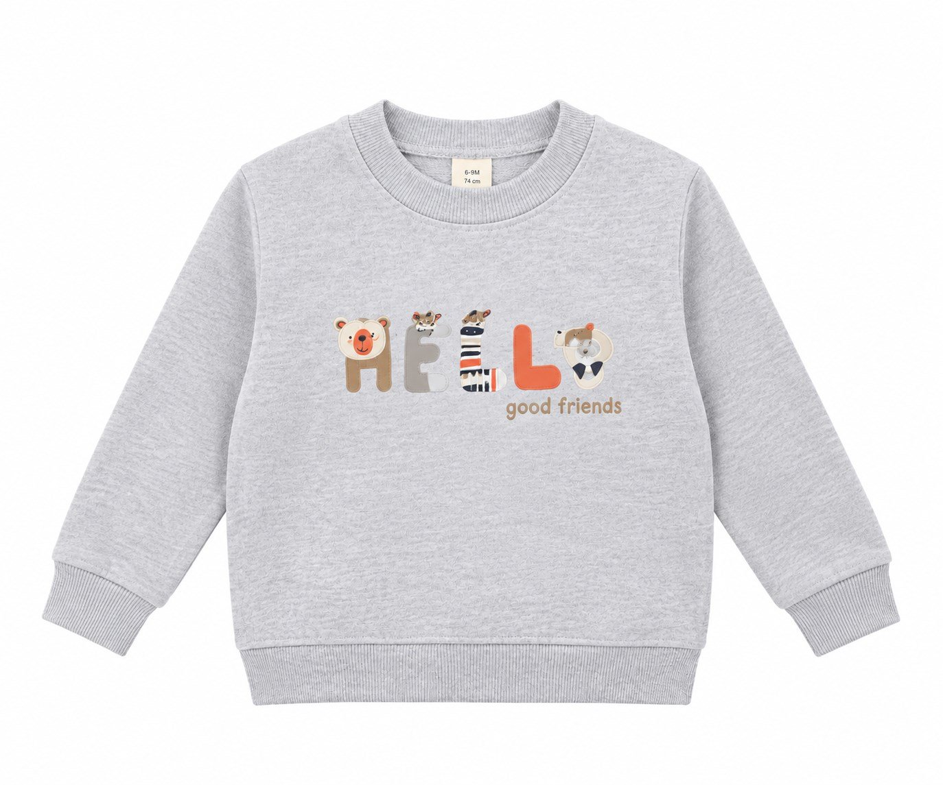 Babydoll Sweatshirt Divo-GRİ
