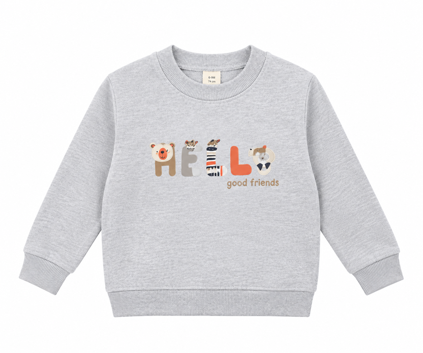 Babydoll Sweatshirt Divo-GRİ