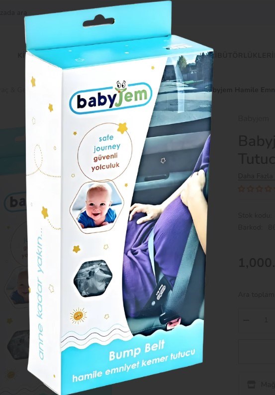 Babyjem Hamile Emniyet Kemer Tutucu