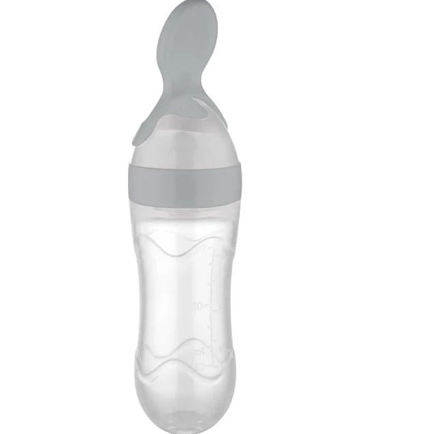 Babyjem Sıkmalı Kaşık Gri