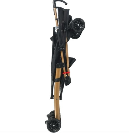 Be-Be Basic Pratik Baston Bebek Arabası Gold Kahve