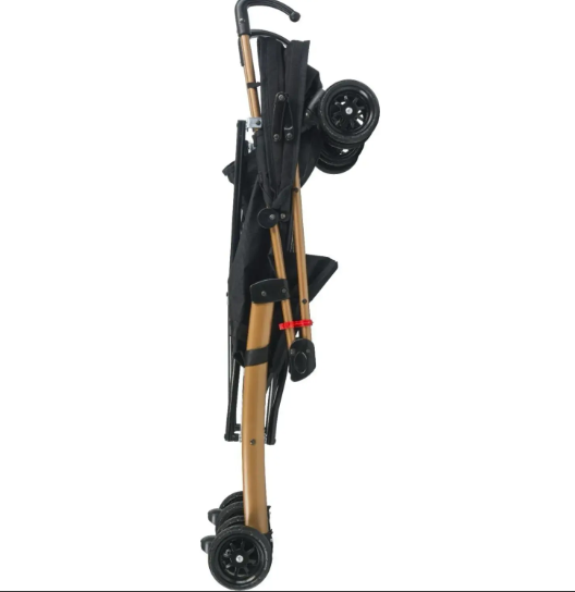 Be-Be Basic Pratik Baston Bebek Arabası Siyah Siyah