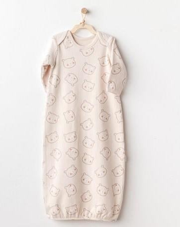 BEBEK UYKU TULUMU SLEEPER GOWN BEAR TIME